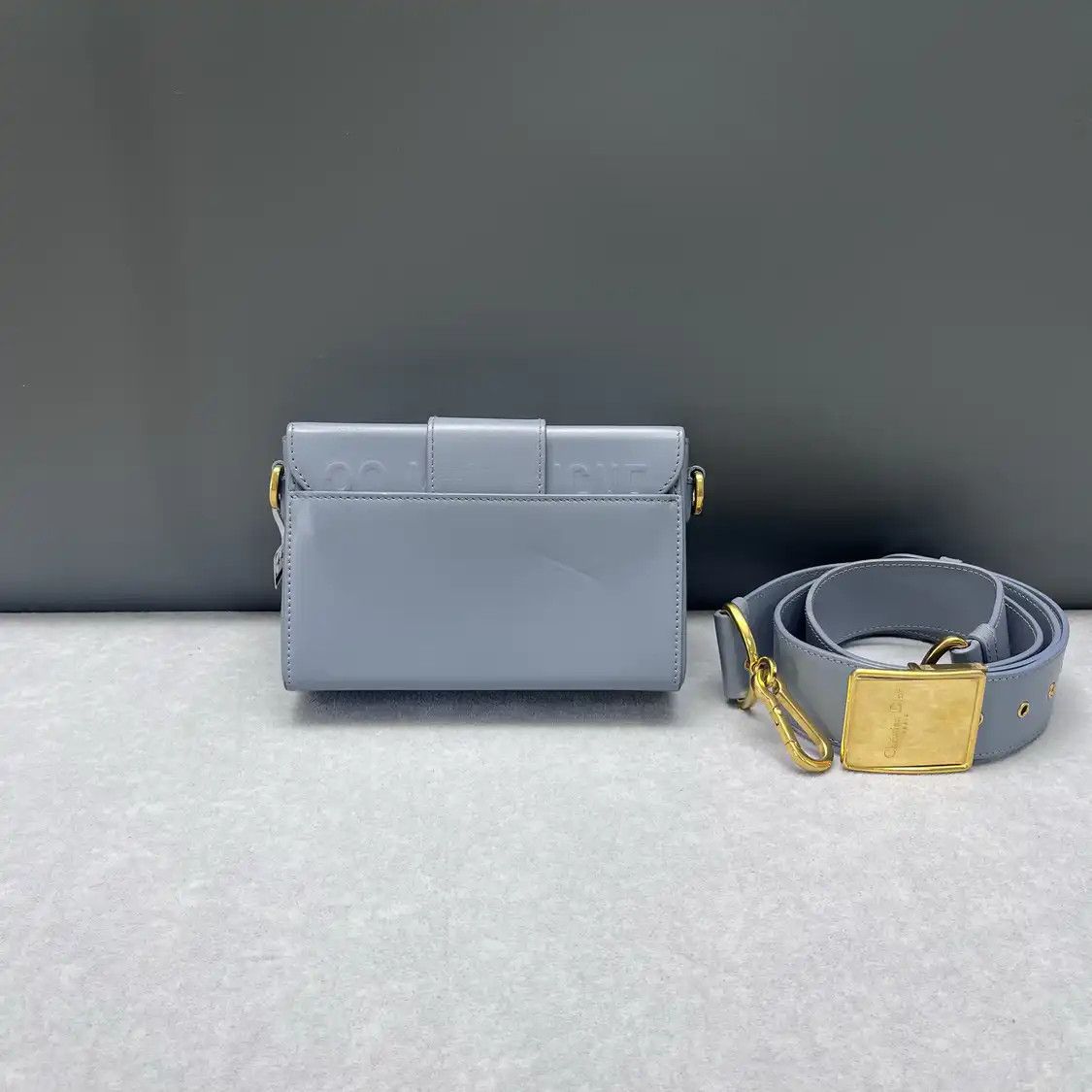 Dior DIOR 30 Montaigne blue cowhide leather Montaigne bag shoulder bag Size ONE SIZE - 2 Thumbnail