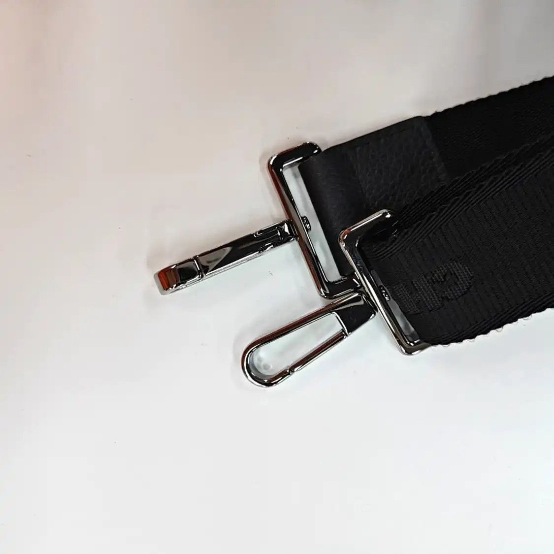 Dior DIOR black canvas monogram jacquard shoulder bag handbag crossbody bag silver ha Size ONE SIZE - 14 Thumbnail