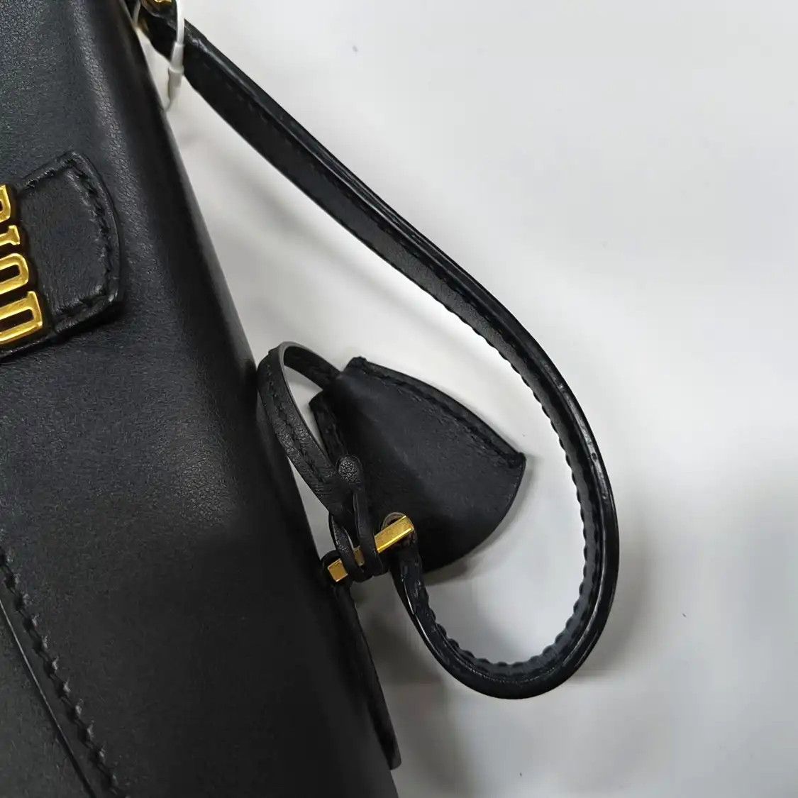 Dior DIOR Dioraddict black cowhide leather shoulder bag handbag crossbody bag gold ha Size ONE SIZE - 15 Thumbnail
