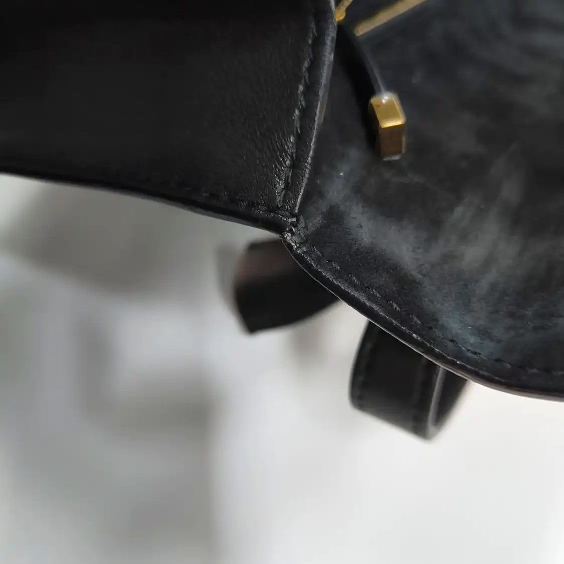 Dior DIOR Dioraddict black cowhide leather shoulder bag handbag crossbody bag gold ha Size ONE SIZE - 10 Thumbnail