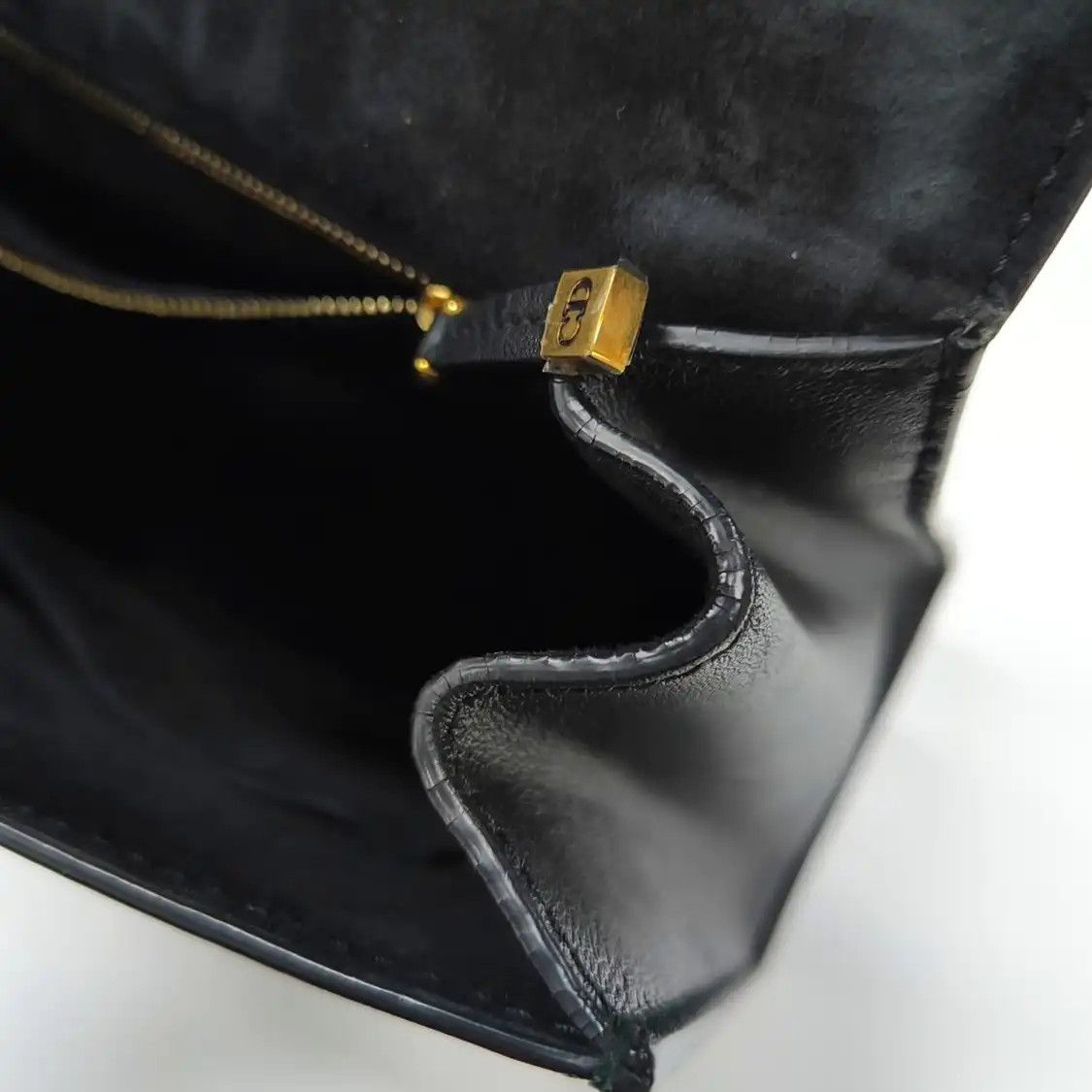 Dior DIOR Dioraddict black cowhide leather shoulder bag handbag crossbody bag gold ha Size ONE SIZE - 22 Thumbnail