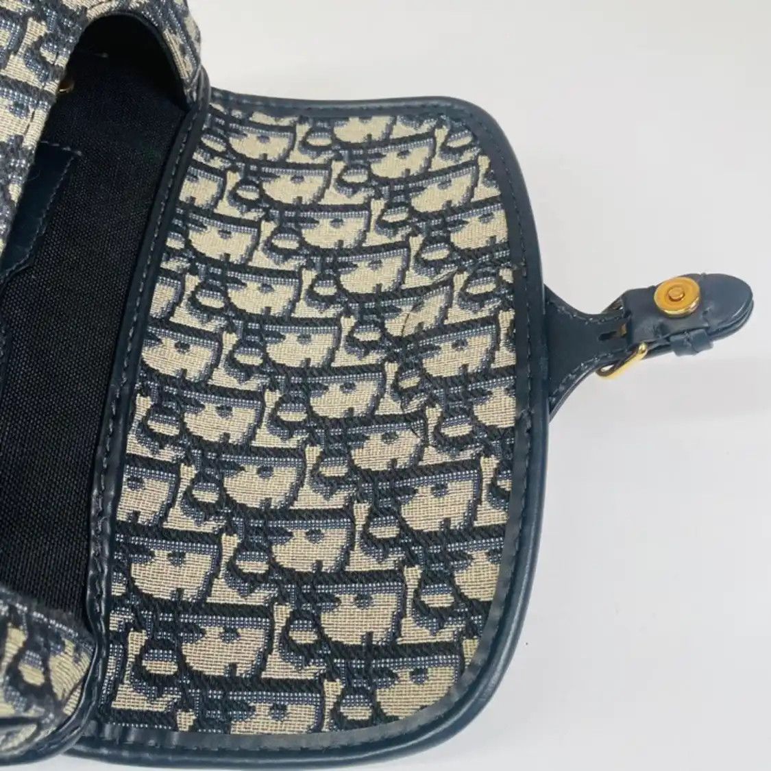 Dior DIOR Bobby East-West blue canvas monogram jacquard crossbody bag detachable stra Size ONE SIZE - 4 Thumbnail