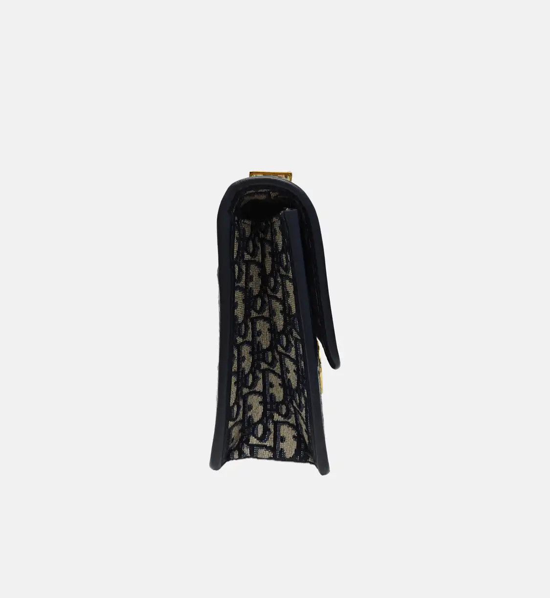 Dior DIOR 30 Montaigne blue canvas monogram jacquard Montaigne bag shoulder bag cross Size ONE SIZE - 4 Thumbnail