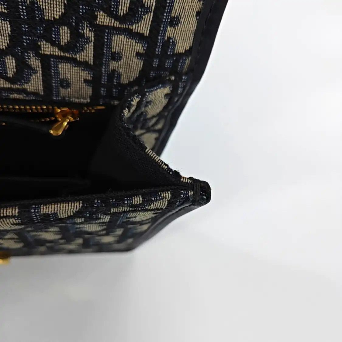 Dior DIOR 30 Montaigne blue canvas monogram jacquard Montaigne bag shoulder bag cross Size ONE SIZE - 14 Thumbnail