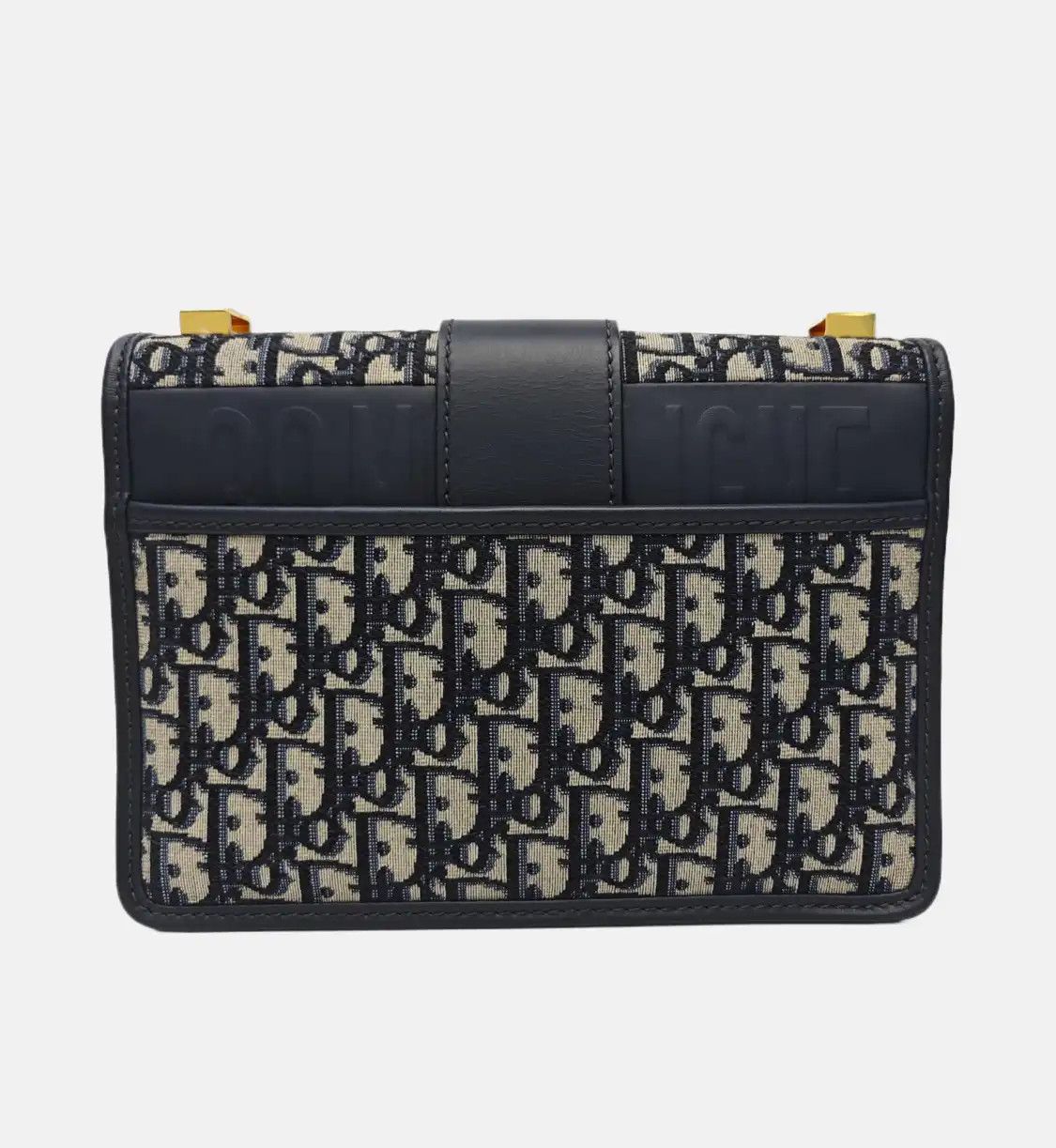 Dior DIOR 30 Montaigne blue canvas monogram jacquard Montaigne bag shoulder bag cross Size ONE SIZE - 5 Thumbnail