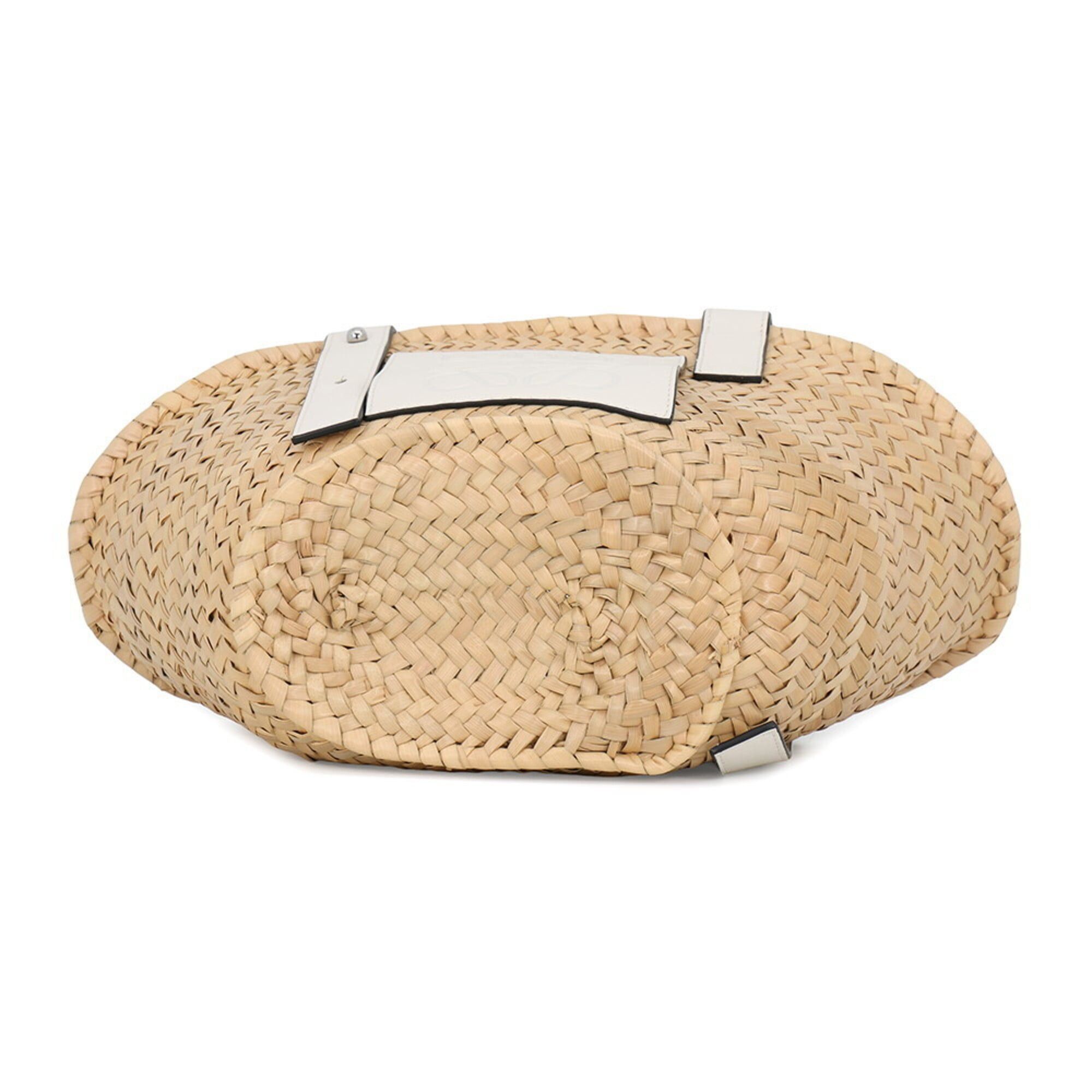 Loewe Loewe handbag, basket bag, small, palm leaf, calfskin, A223S93X04, LOEWE white, Size ONE SIZE - 3 Thumbnail