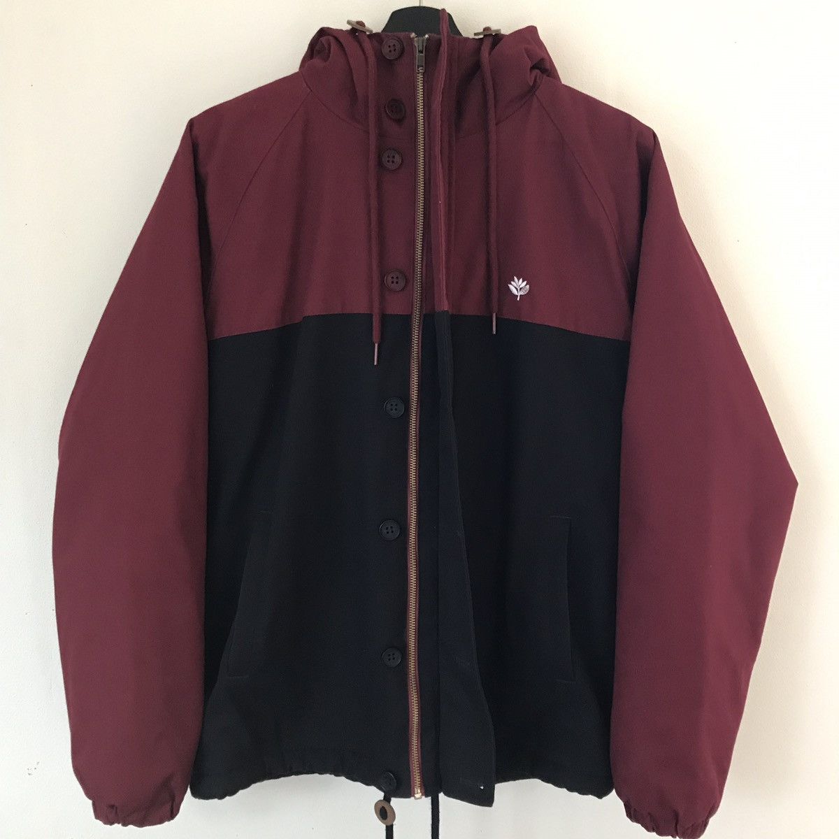 Magenta hooded coach jacket hotsell