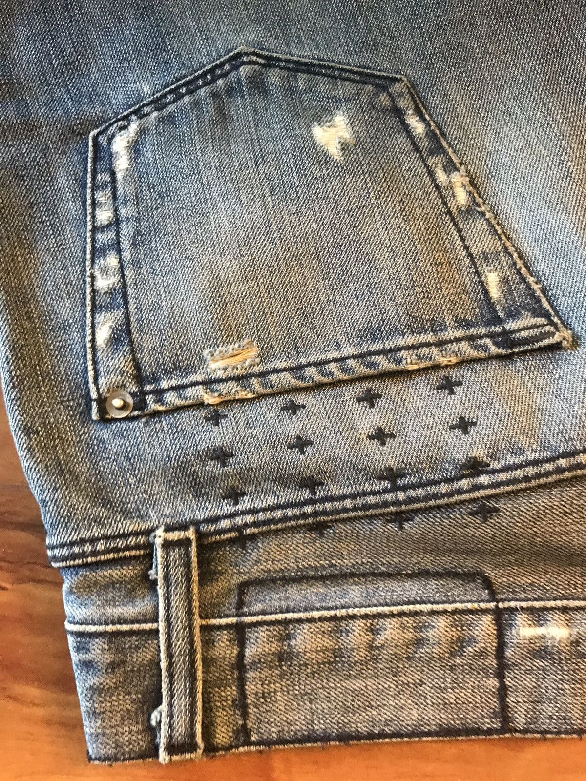 Ksubi Blue Skinny Fit Blue Denim Jeans Size US 30 / EU 46 - 4 Thumbnail