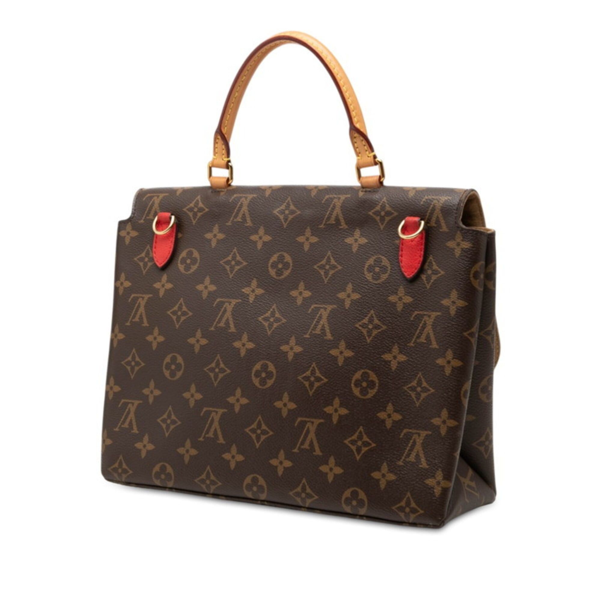 Louis Vuitton Louis Vuitton Monogram Marignan Handbag Shoulder Bag 2WAY M44286 Brown Coquelicot Leather Women's LOUIS VUITTON Size ONE SIZE - 2 Thumbnail