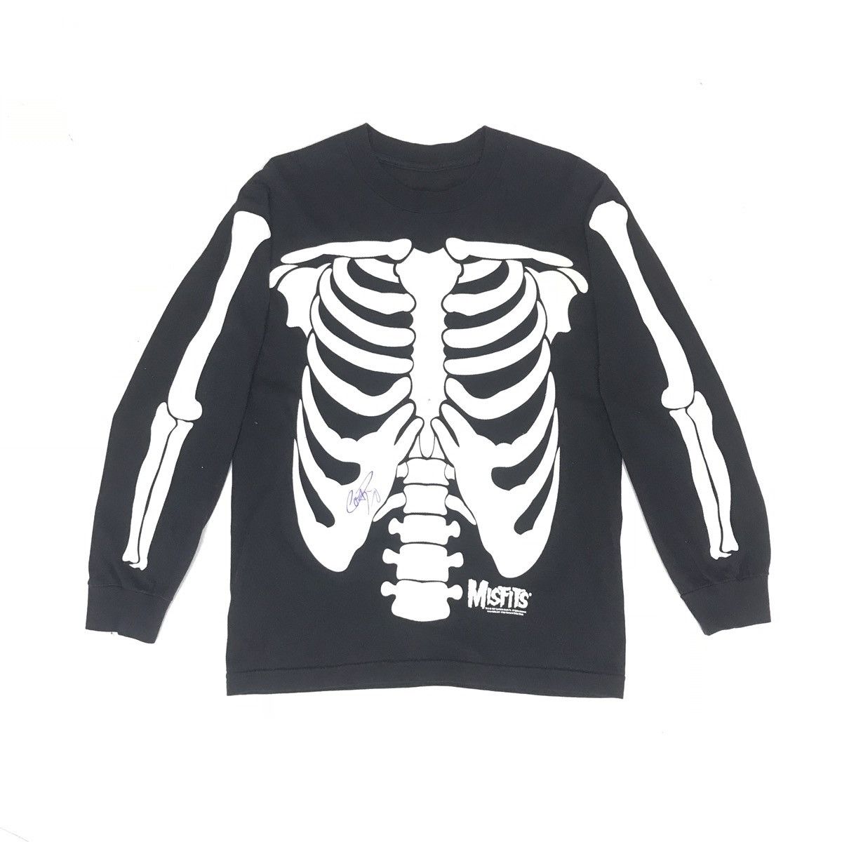 Vintage 🔥🔥🔥Vintage MISFITS Skeleton 90s Long Sleeve Shirt