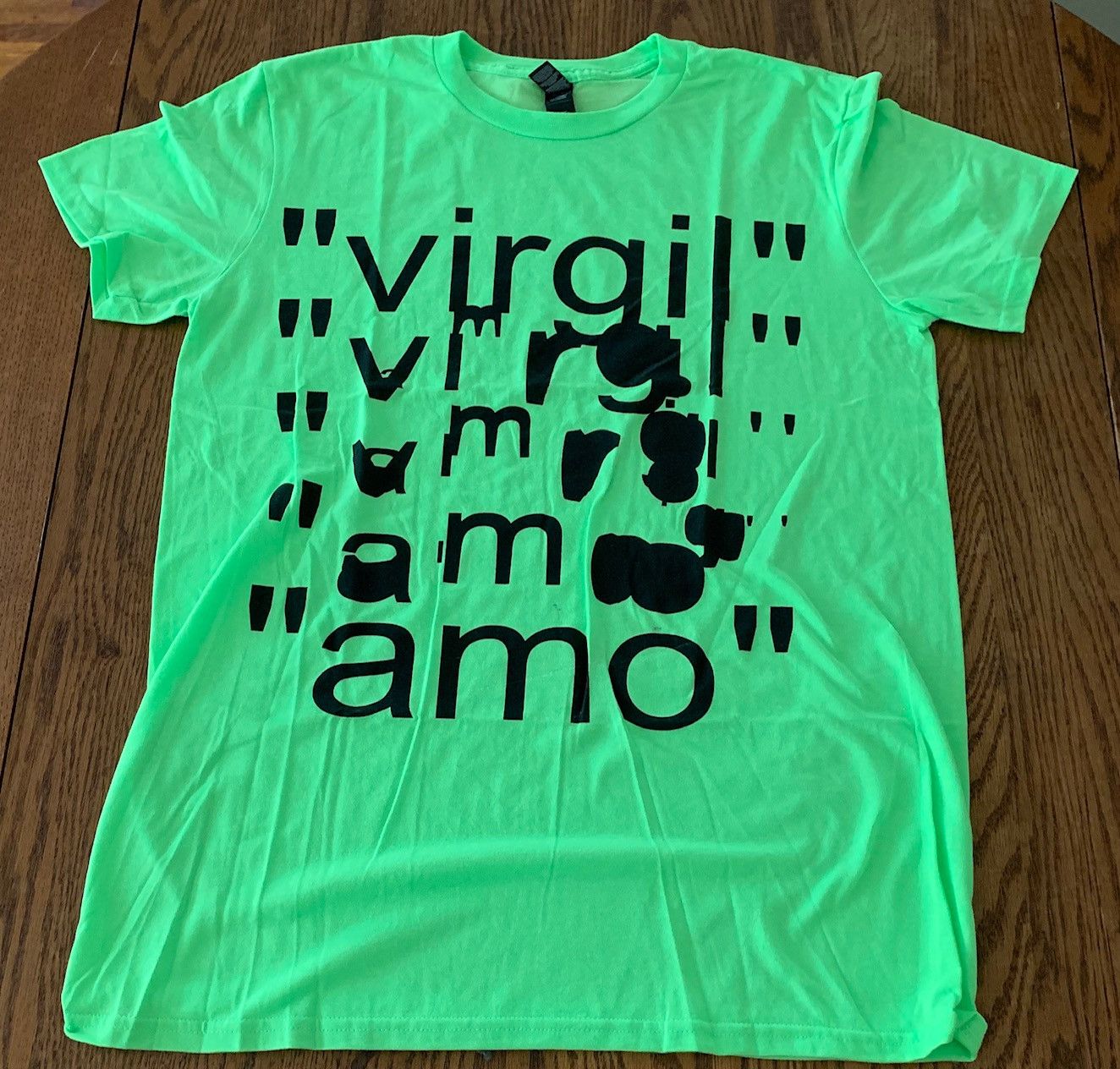 Virgil Abloh Virgil Abloh x MCA Figures of Speech Amo Tee (Green, Medium) Size US M / EU 48-50 / 2 - 3 Thumbnail