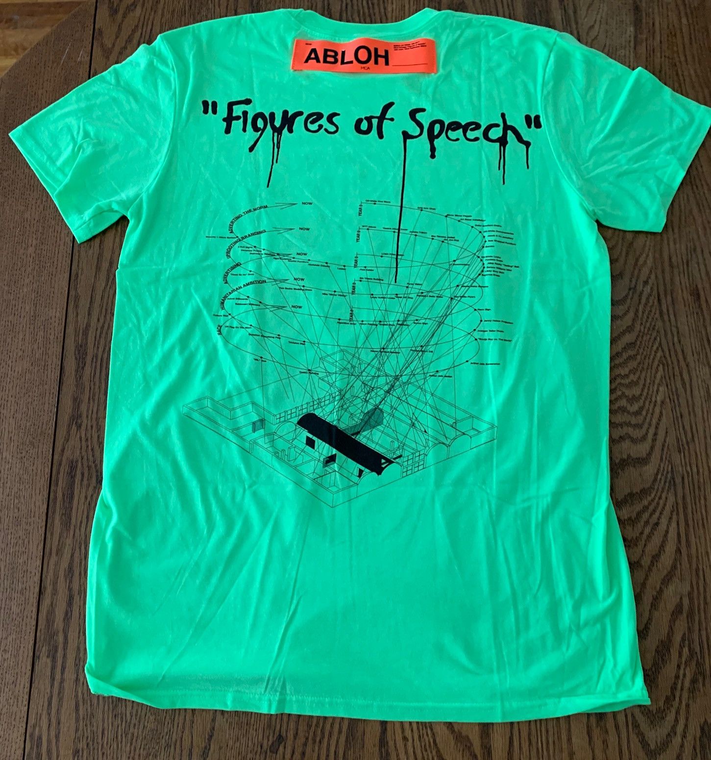 Virgil Abloh Virgil Abloh x MCA Figures of Speech Amo Tee (Green, Medium) Size US M / EU 48-50 / 2 - 2 Thumbnail