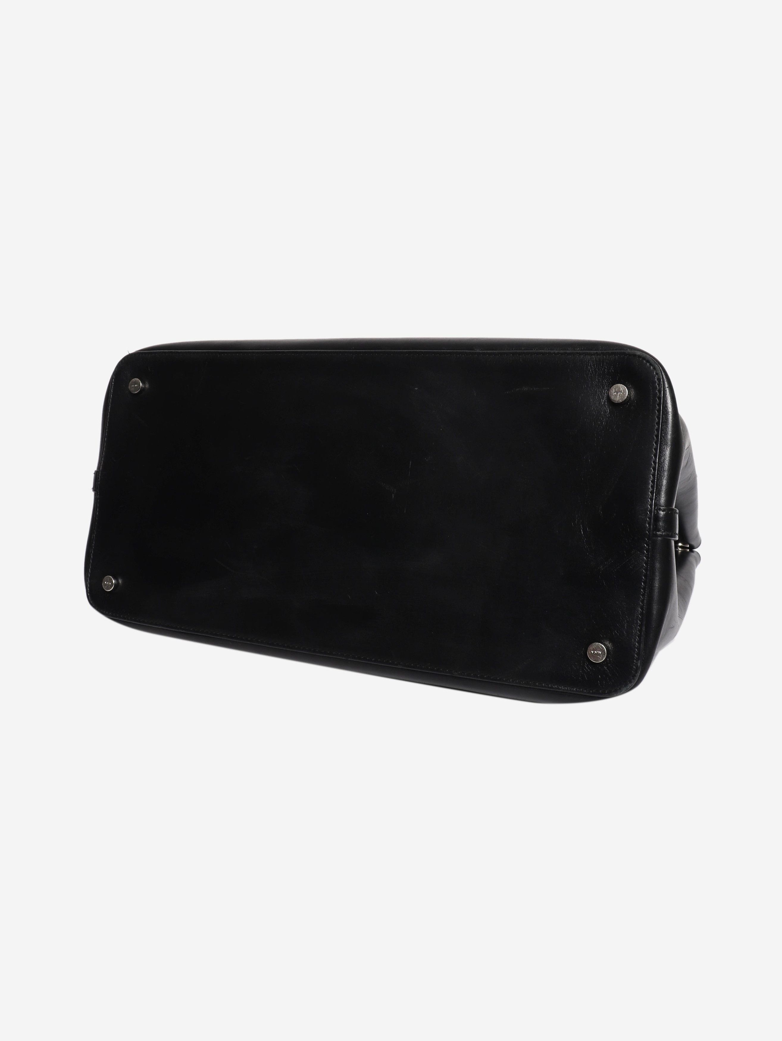 Alaia Black leather grommet tote bag Size ONE SIZE - 4 Thumbnail
