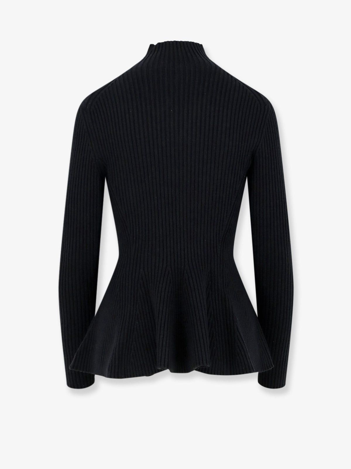 Alaia Alaia Wool blend sweater with ribbed pattern (FR 36) Size XS / US 0-2 / IT 36-38 - 2 Thumbnail
