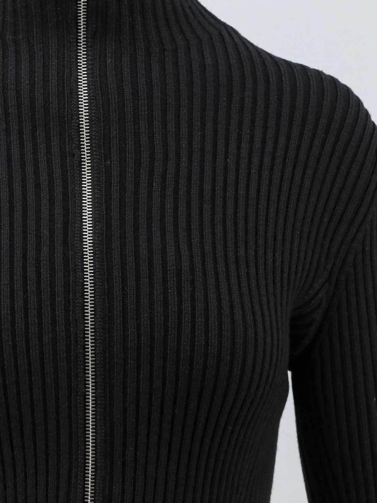 Alaia Alaia Wool blend sweater with ribbed pattern (FR 38) Size S / US 4 / IT 40 - 3 Thumbnail