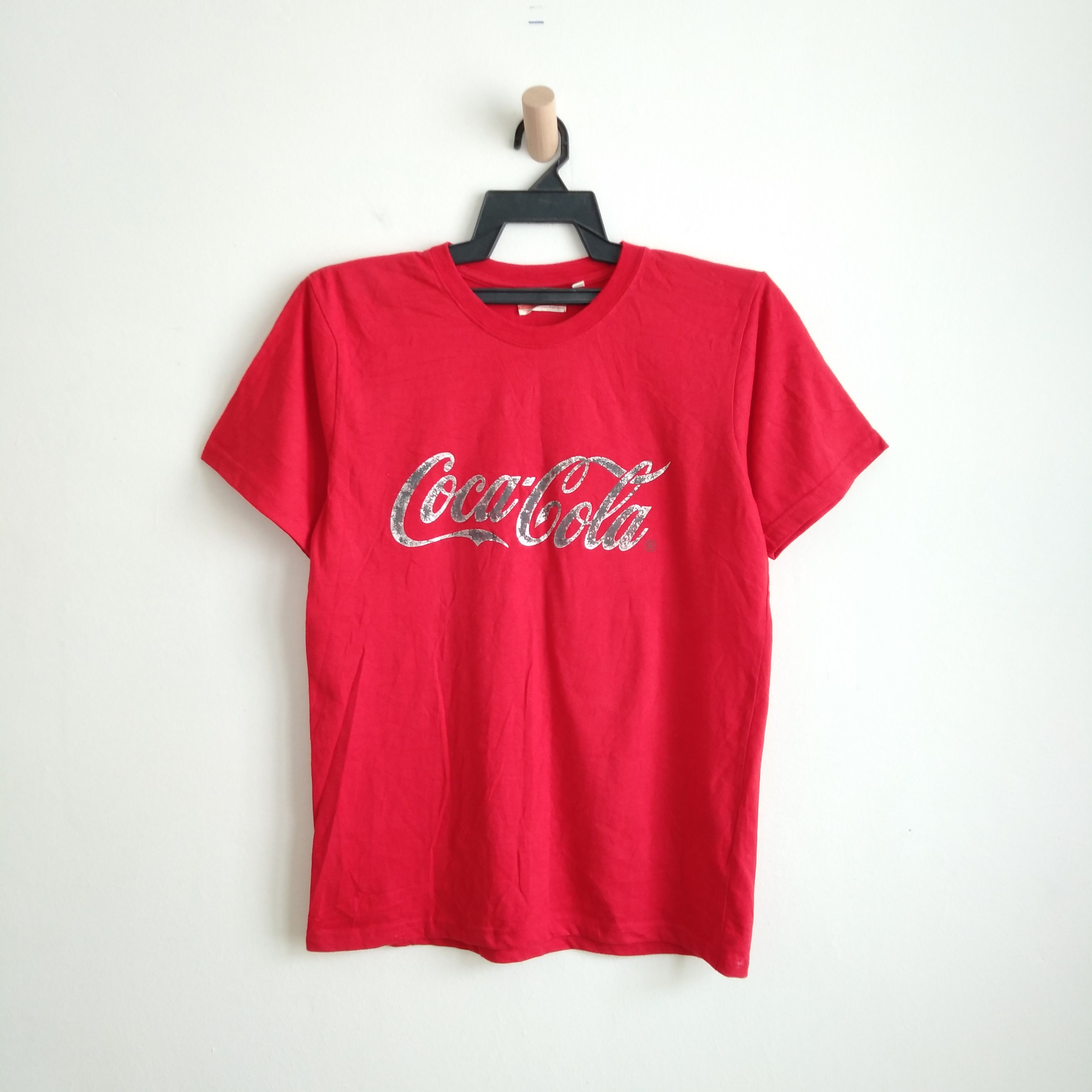 Coca Cola Circle Logo White Text Men's T-Shirt