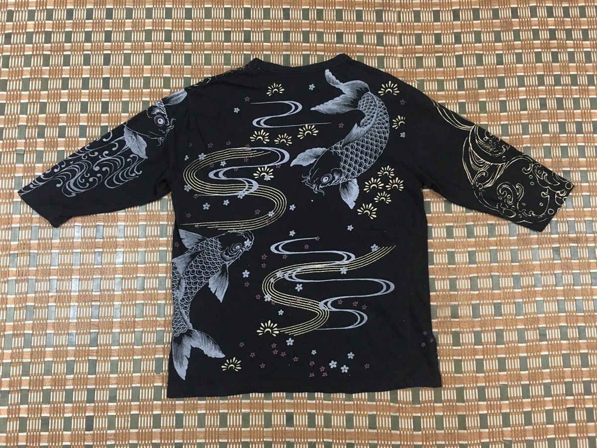 Other Animal motive design Koi fish Japan 3 quater sleeve Size US L / EU 52-54 / 3 - 4 Thumbnail