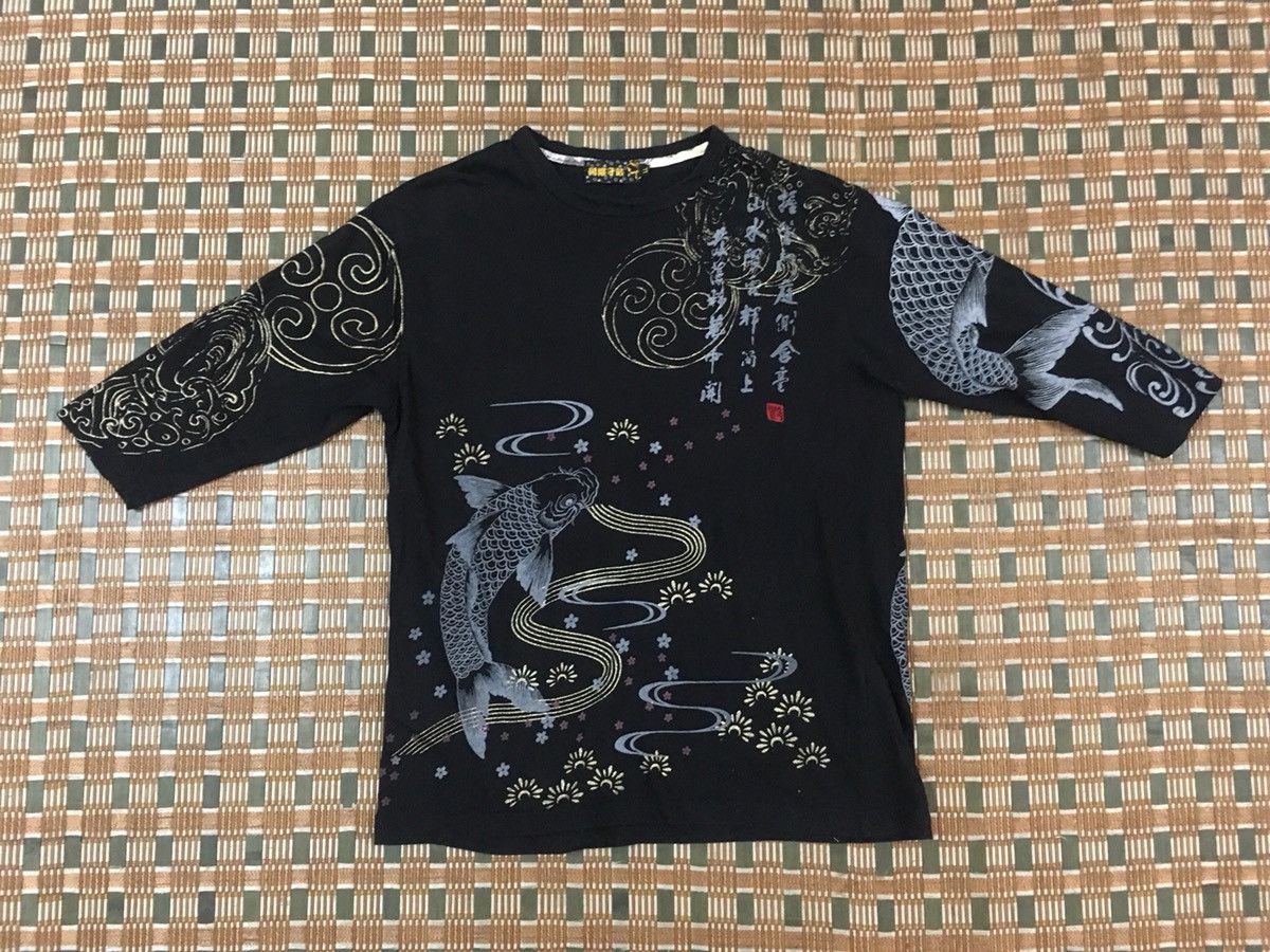 Other Animal motive design Koi fish Japan 3 quater sleeve Size US L / EU 52-54 / 3 - 3 Thumbnail