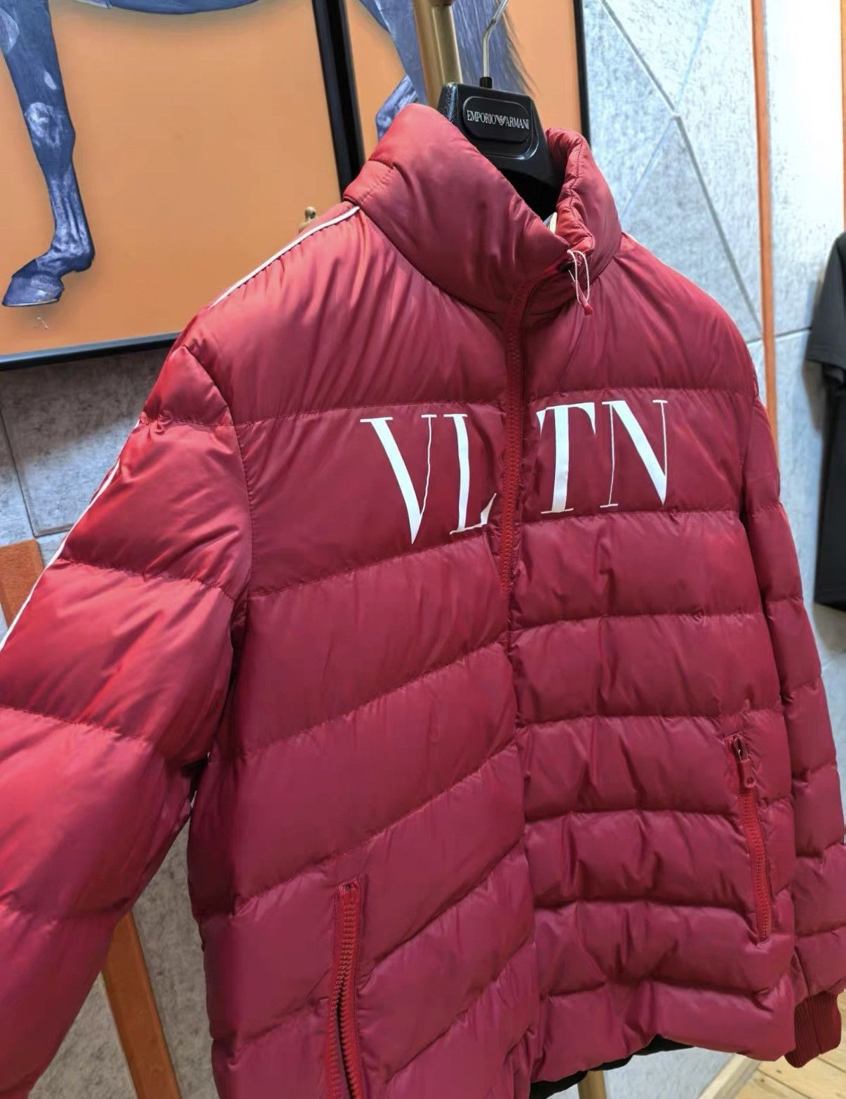 Valentino Red Down Jacket for Fall/Winter Size US M / EU 48-50 / 2 - 3 Thumbnail
