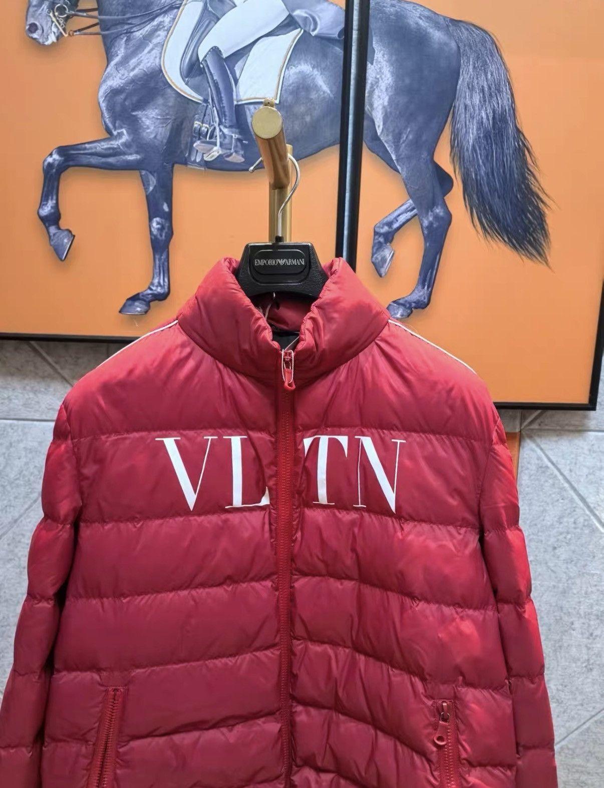 Valentino Red Down Jacket for Fall/Winter Size US M / EU 48-50 / 2 - 2 Thumbnail