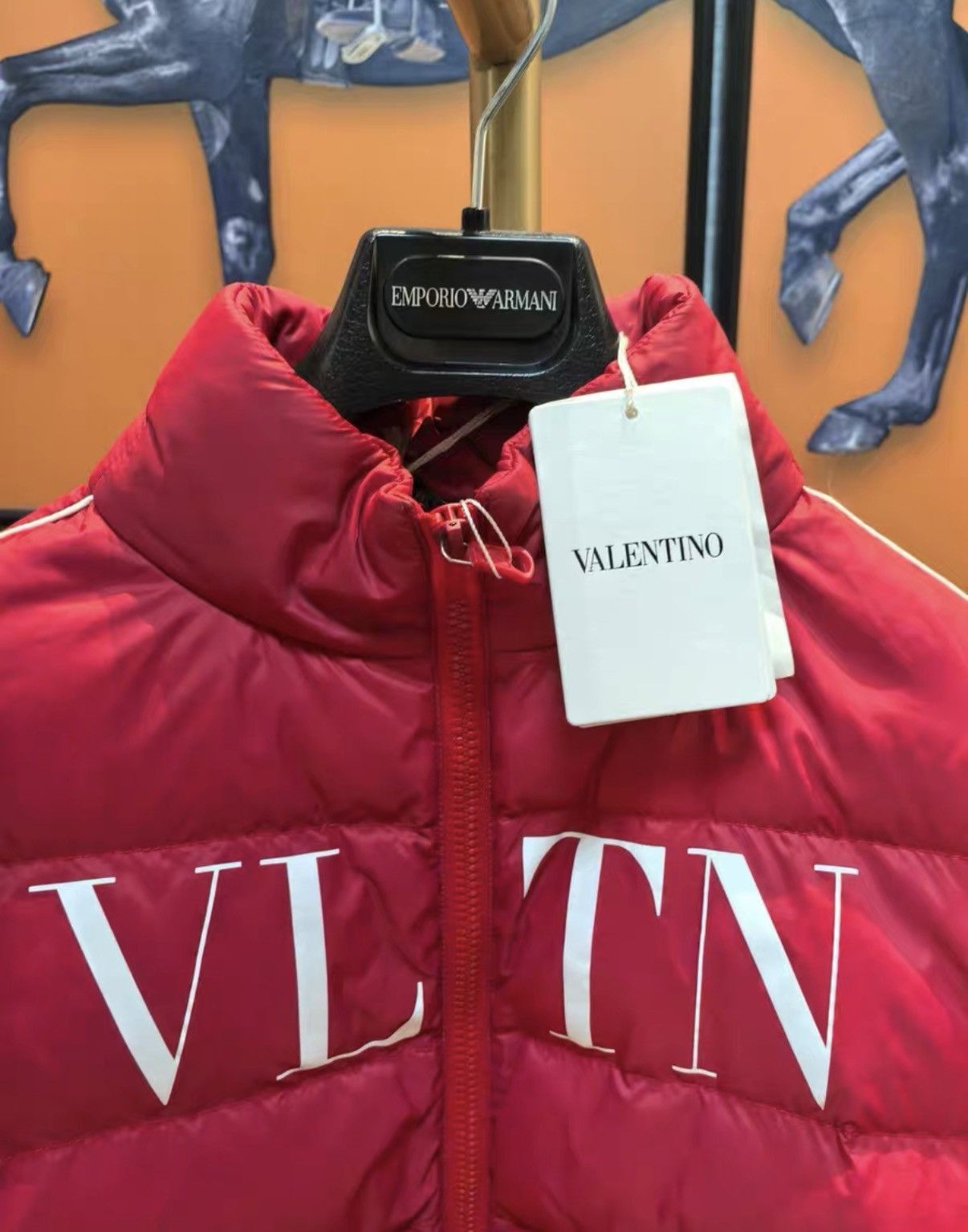 Valentino Red Down Jacket for Fall/Winter Size US M / EU 48-50 / 2 - 9 Thumbnail