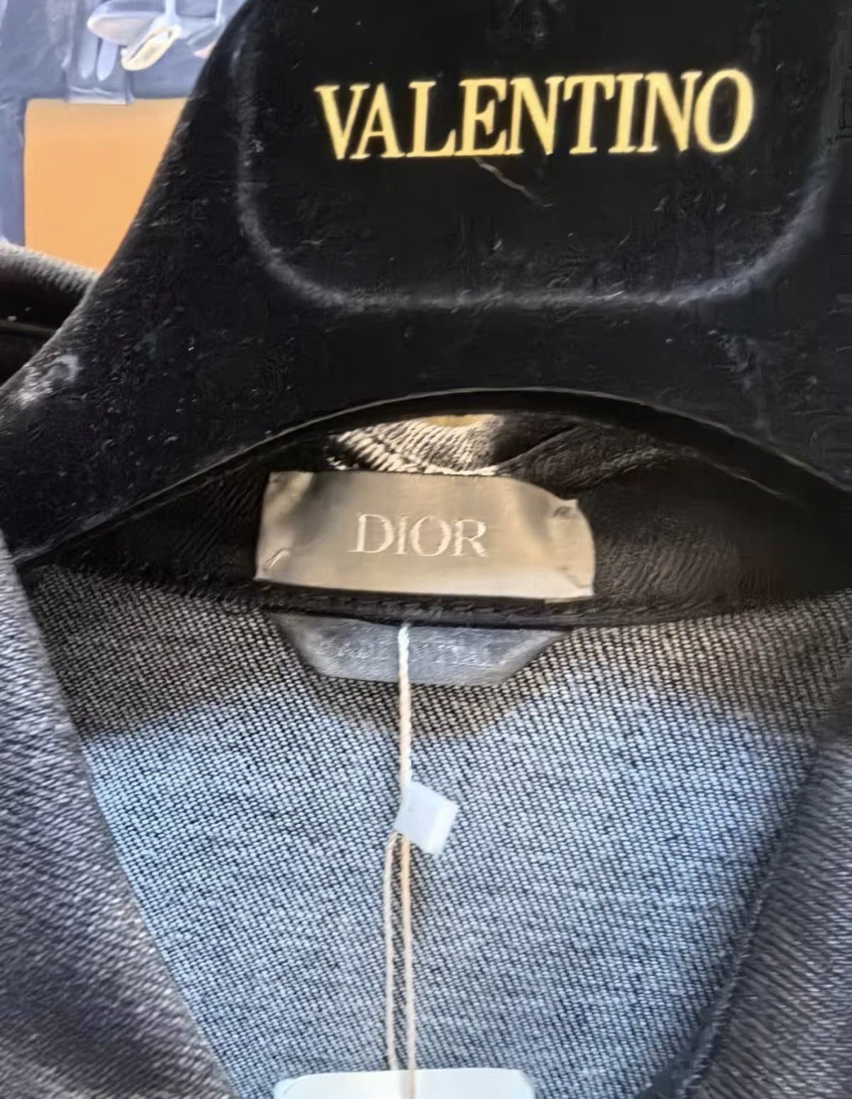 Valentino Black Embroidered Denim Shirt Jacket Size US S / EU 44-46 / 1 - 6 Thumbnail