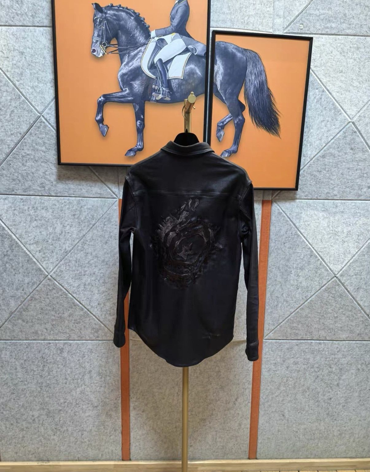 Valentino Black Embroidered Denim Shirt Jacket Size US S / EU 44-46 / 1 - 5 Thumbnail