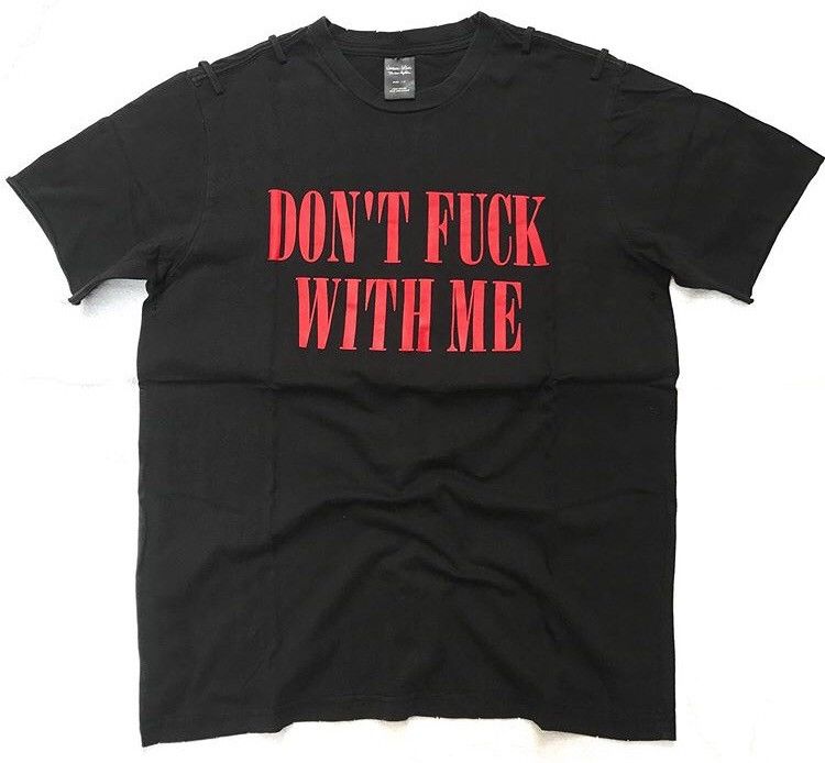 Number (N)ine ARCHIVAL NUMBER NINE DONT FUCK WITH ME T SHIRT | Grailed