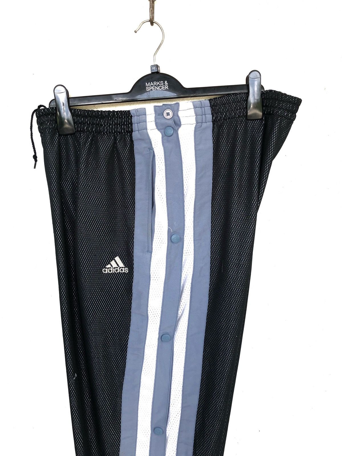 Adidas Vintage Y2K Adidas Kim K Track Bottoms With Fishnet Size US 34 / EU 50 - 8 Thumbnail
