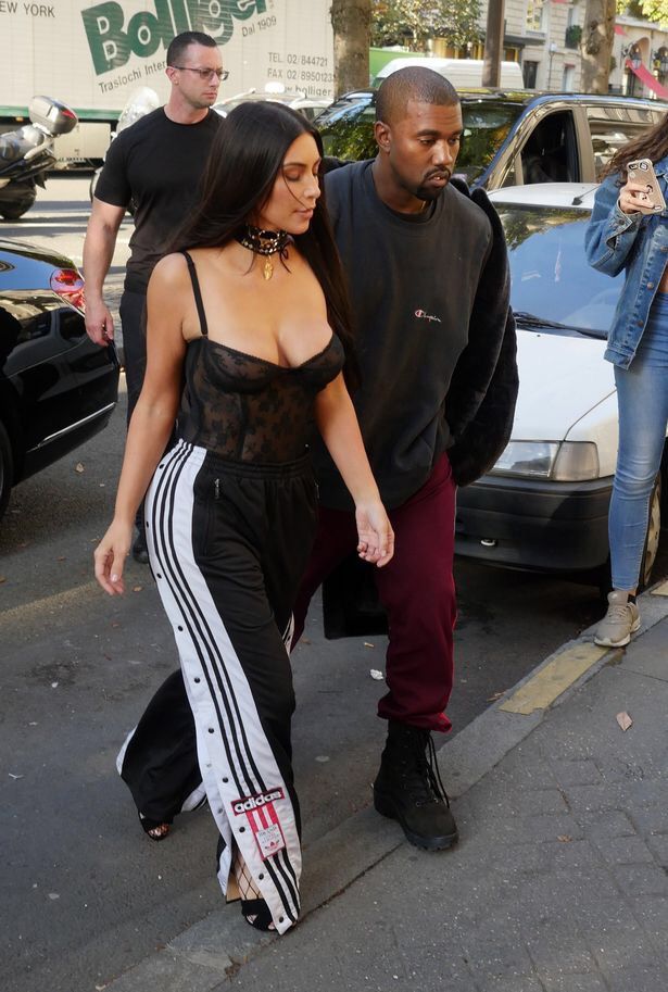 Adidas Vintage Y2K Adidas Kim K Track Bottoms With Fishnet Size US 34 / EU 50 - 3 Thumbnail