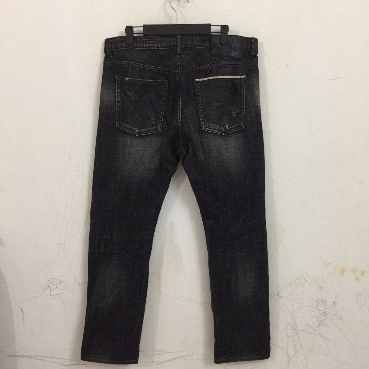 Billionaire Boys Club × Designer BBC Distressed Salvedge Denim Size US 36 / EU 52 - 7 Thumbnail