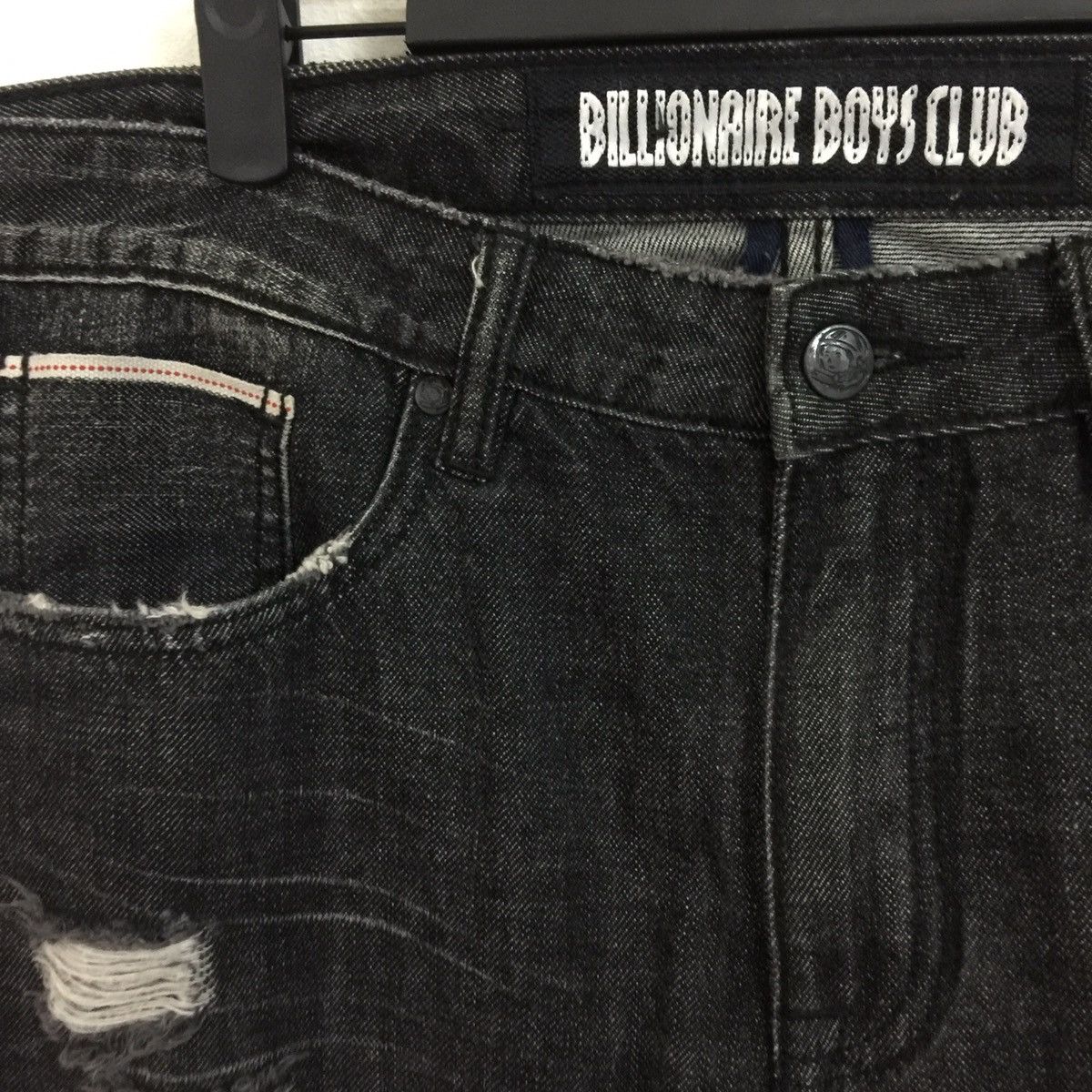 Billionaire Boys Club × Designer BBC Distressed Salvedge Denim Size US 36 / EU 52 - 4 Thumbnail