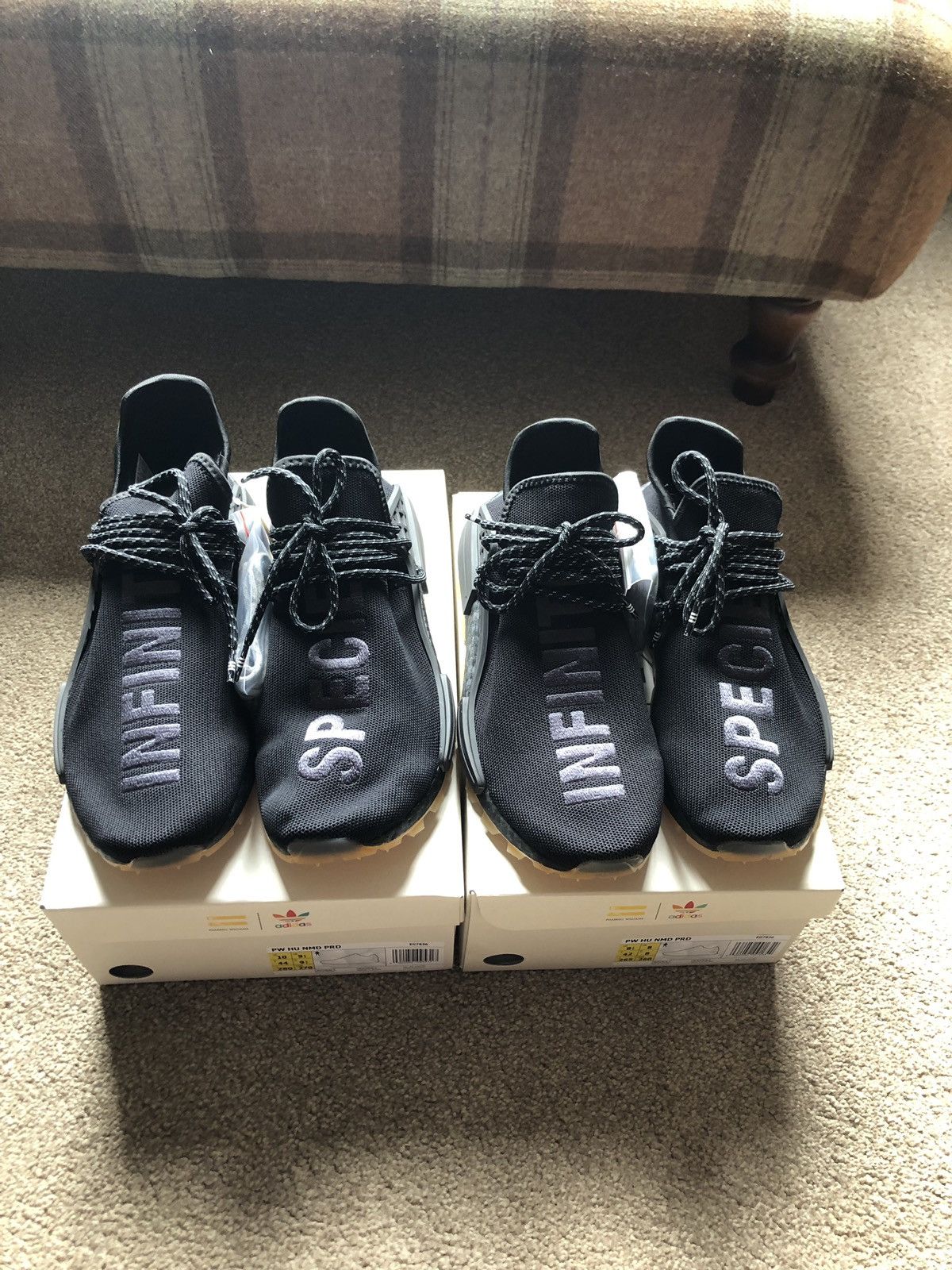 Pharrell x NMD Human Race Trail PRD Infinite Species Low Top Sneakers