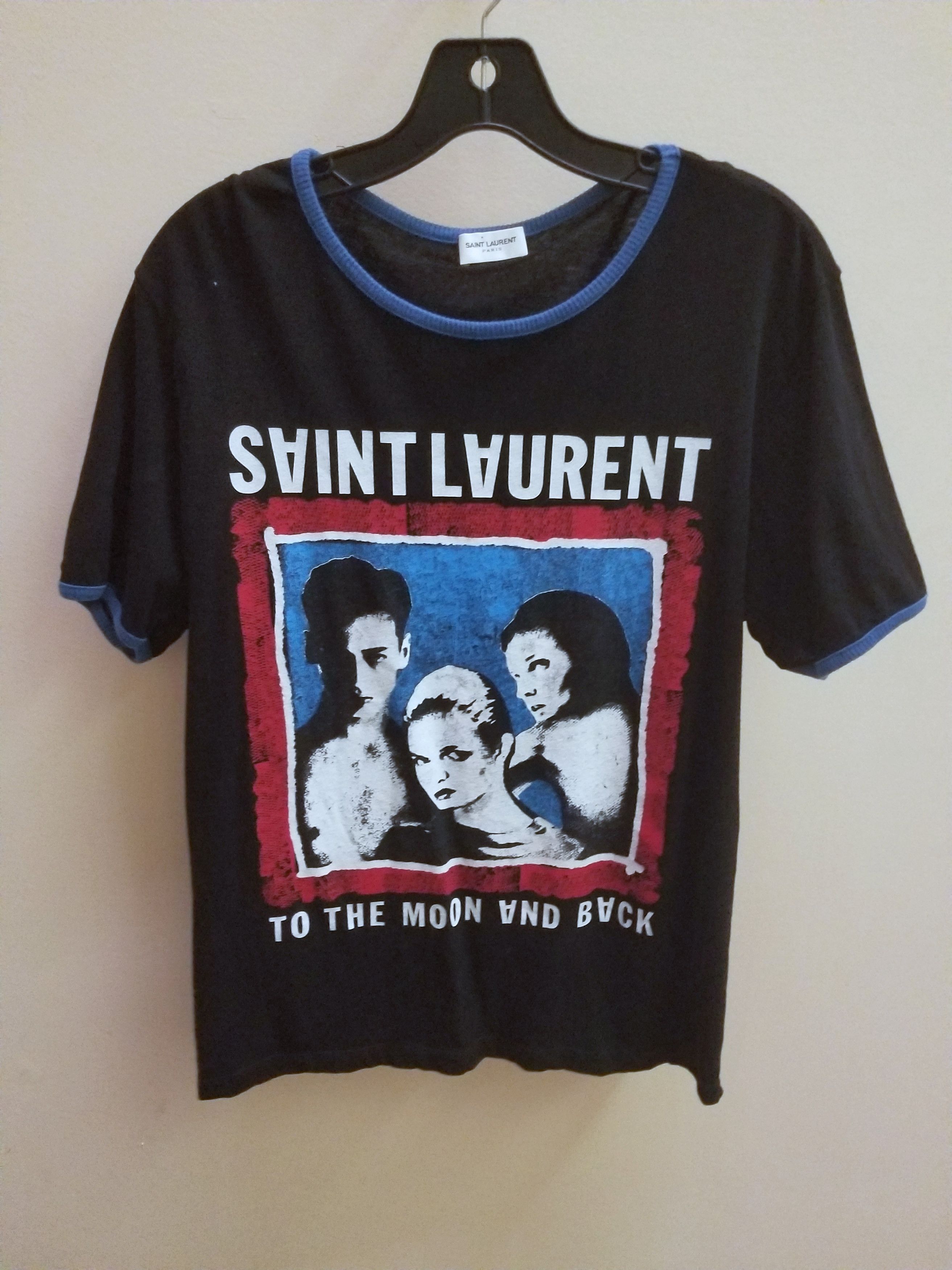 Saint Laurent Paris To the Moon and Back Tee | Grailed