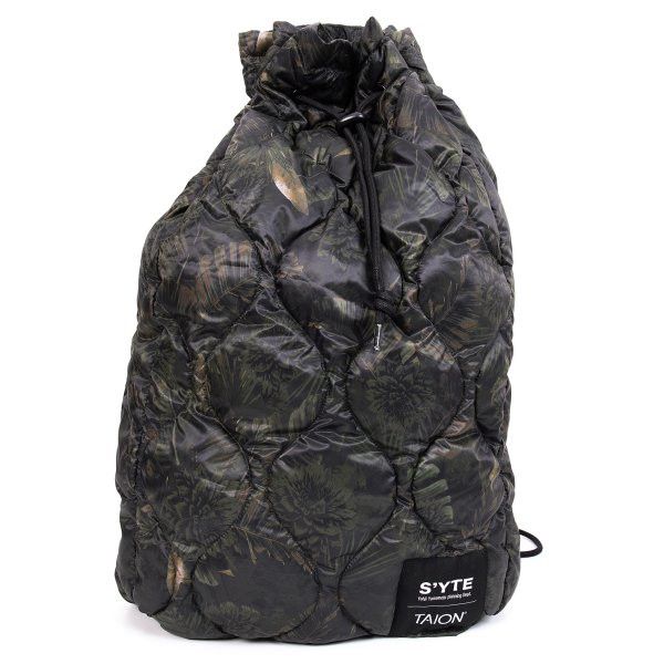 Taion S'yte Camo Quilting Down 2-Way Mini Bonsac Black/Khaki, Men's — image 2 of 6