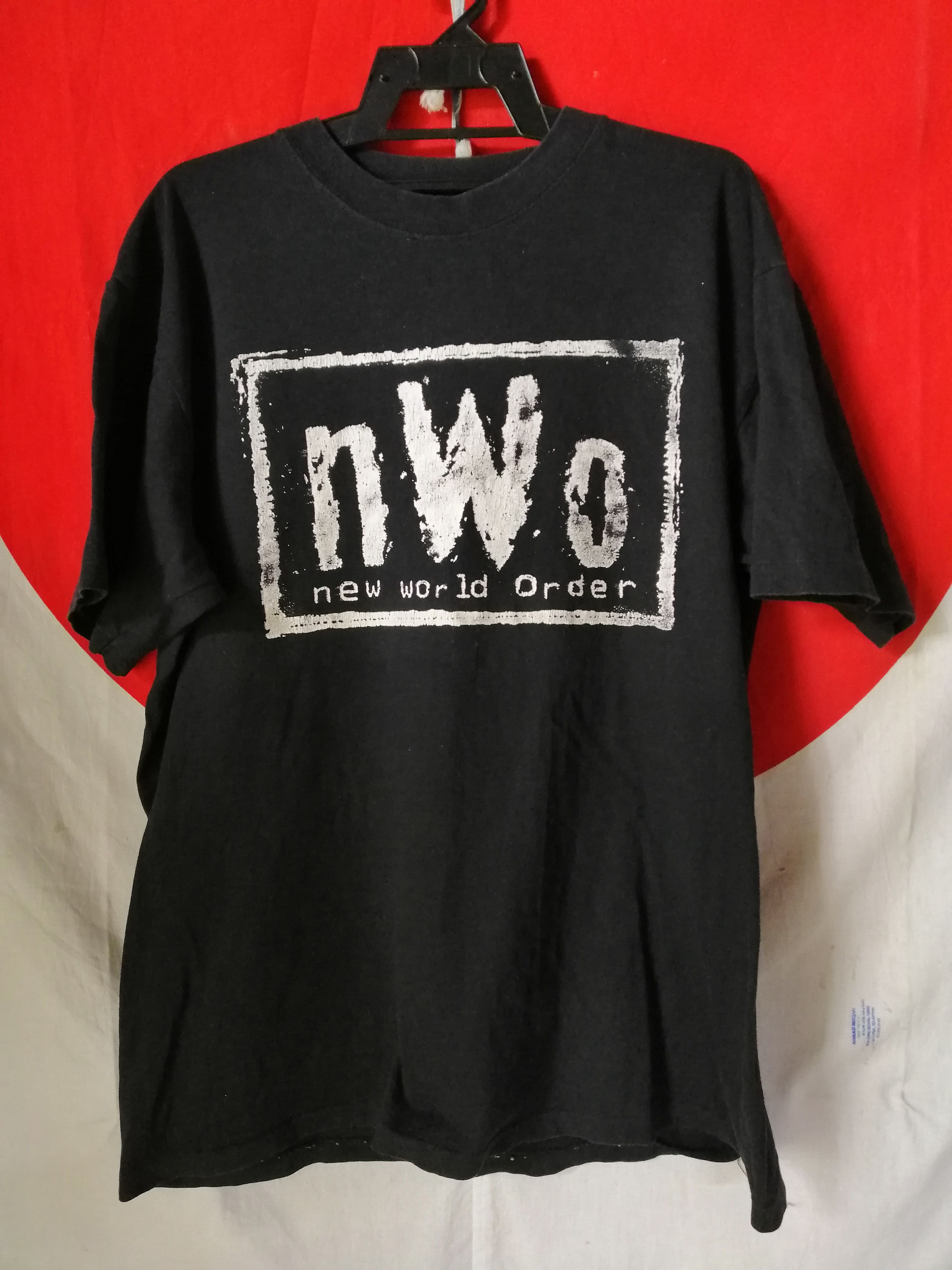 Vintage × WCW/nWo WCW WWE nWo New World Order shirt /Hulk Hogan/ Scott ...