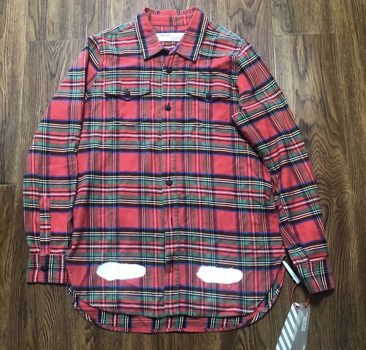 Off-White Off white Spray logo printed shirt Size US XS / EU 42 / 0 - 2 Thumbnail