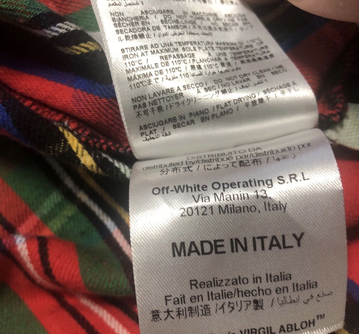 Off-White Off white Spray logo printed shirt Size US XS / EU 42 / 0 - 7 Thumbnail