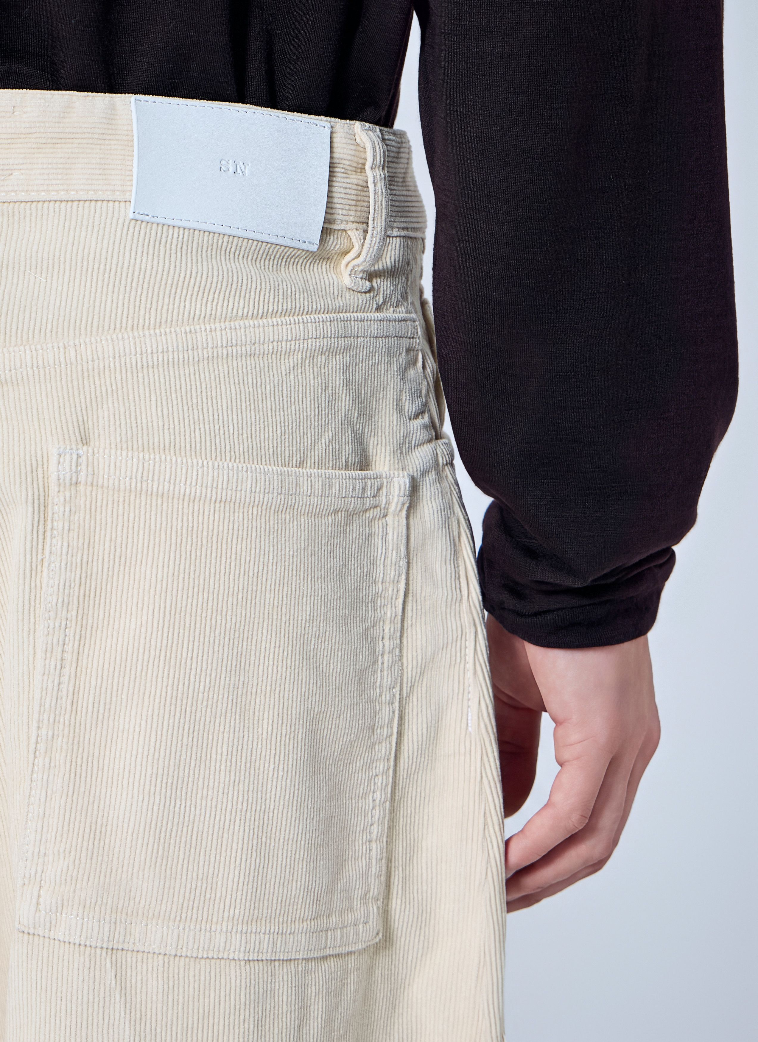 Studio Nicholson Paolo Volume Pants in White, Men's (Size 34) — image 6 of 6