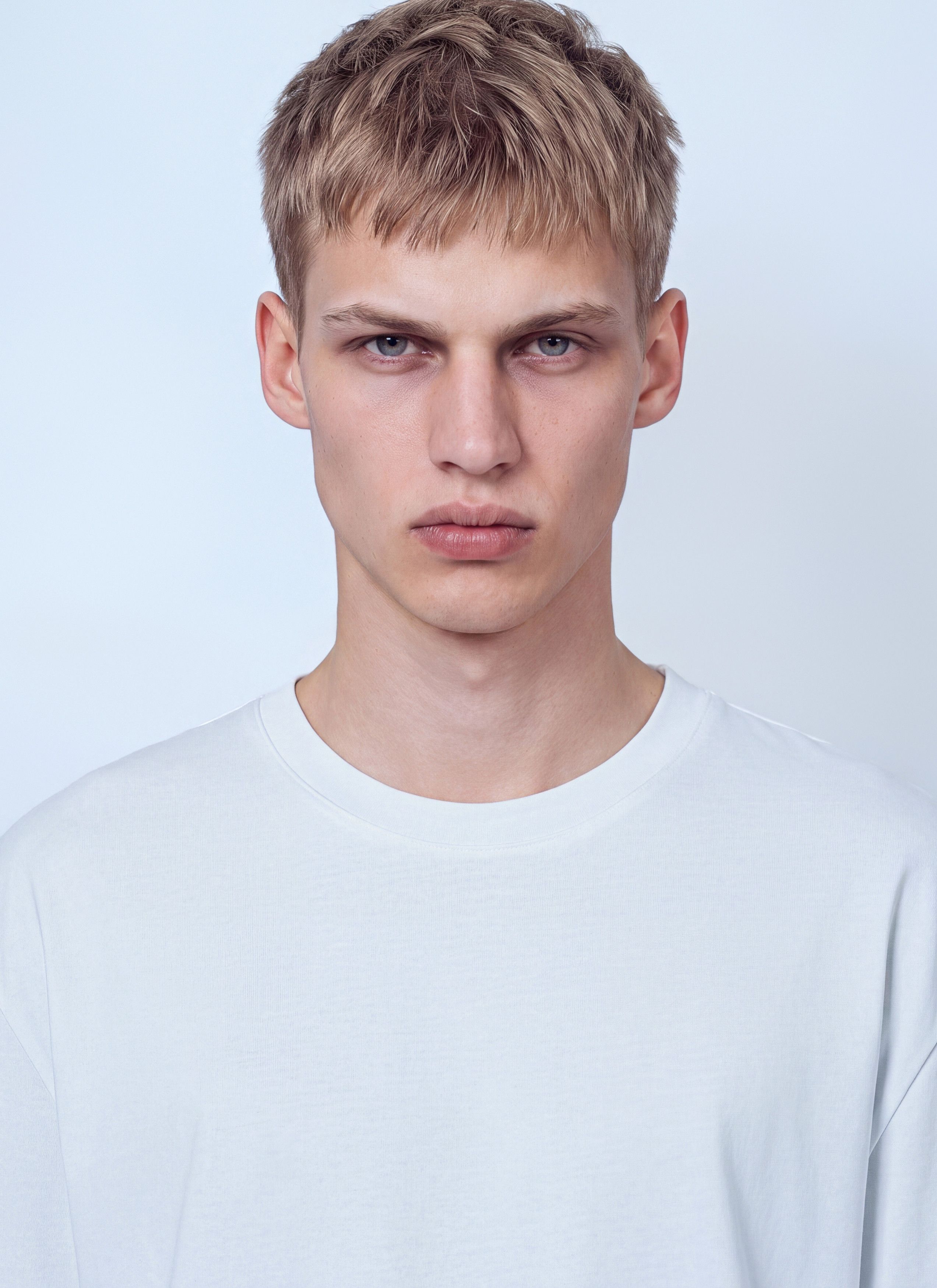 Studio Nicholson Lay Branded Boxy Fit T-Shirt in White, Men's — image 5 of 6