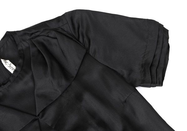 Comme Des Garcons 05aw Silk Tiered Panel Dress Black Size L, Women's — image 5 of 6