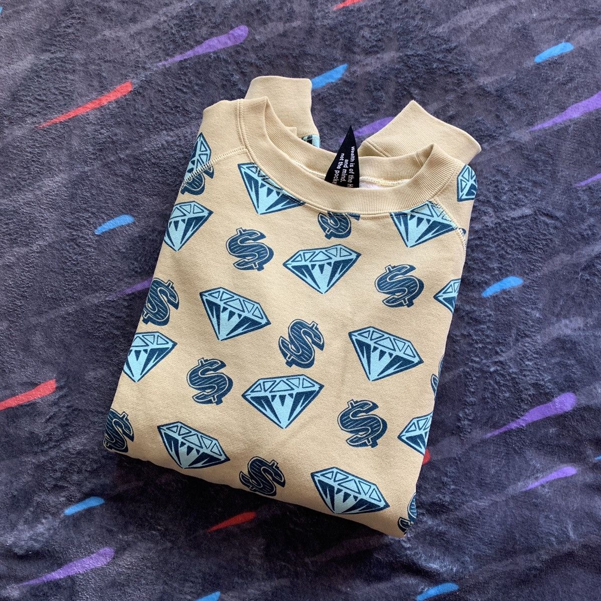 Billionaire Boys Club Billionaire Boys Club Diamonds & Dollars Crewneck Size US M / EU 48-50 / 2 - 2 Thumbnail