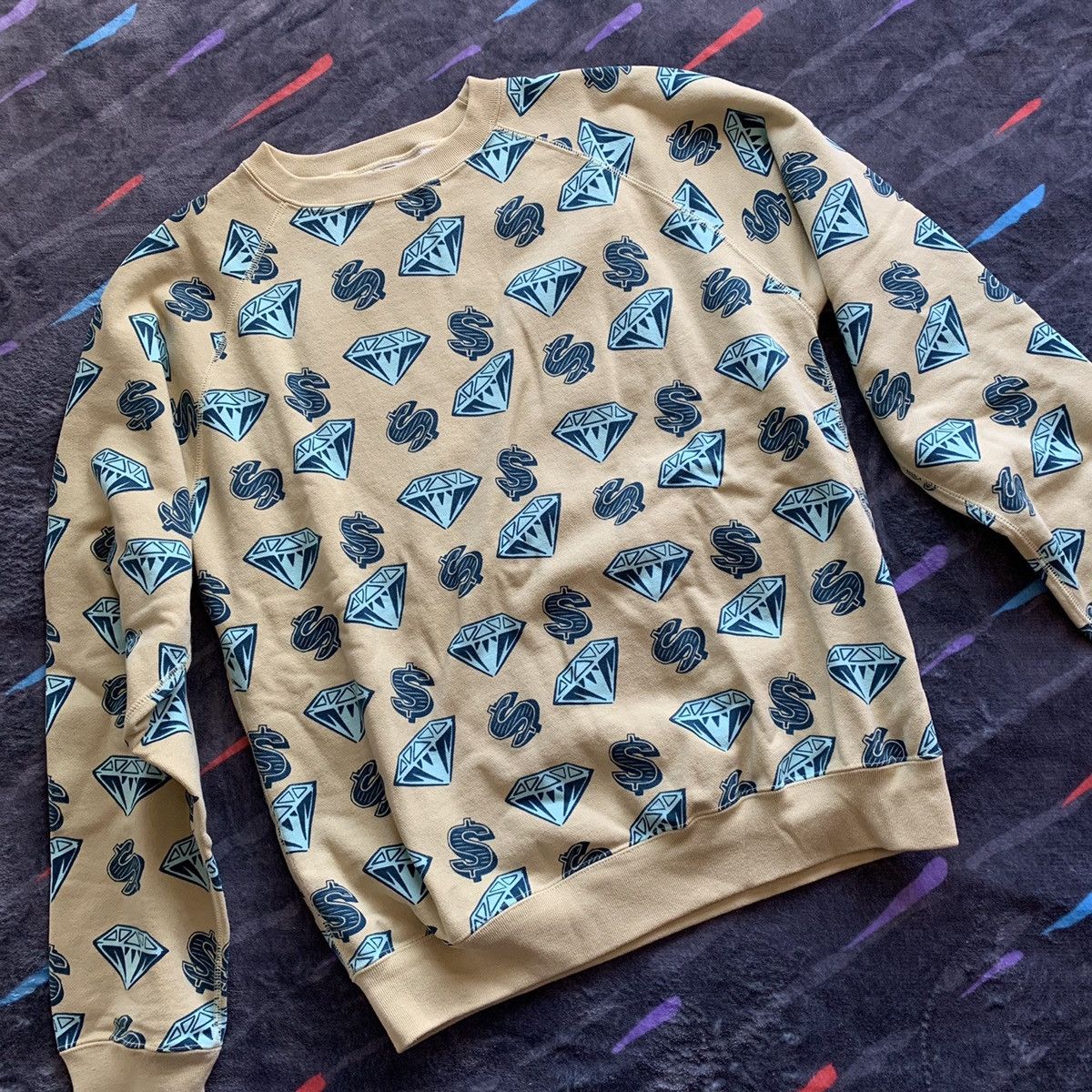 Billionaire Boys Club Billionaire Boys Club Diamonds & Dollars Crewneck Size US M / EU 48-50 / 2 - 1 Thumbnail
