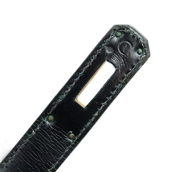 Hermes HERMES Vintage Kelly 28 Boxcalf Black GHW Handbag Size ONE SIZE - 9 Thumbnail