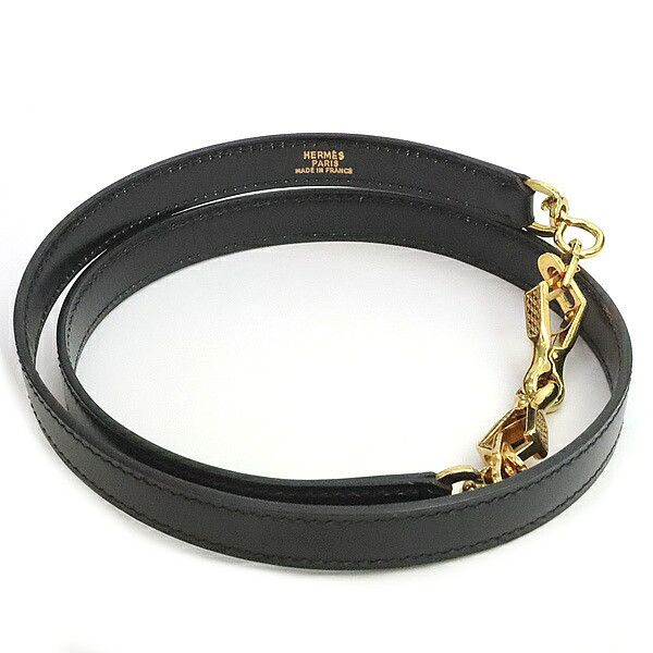 Hermes HERMES Vintage Kelly 28 Boxcalf Black GHW Handbag Size ONE SIZE - 6 Thumbnail