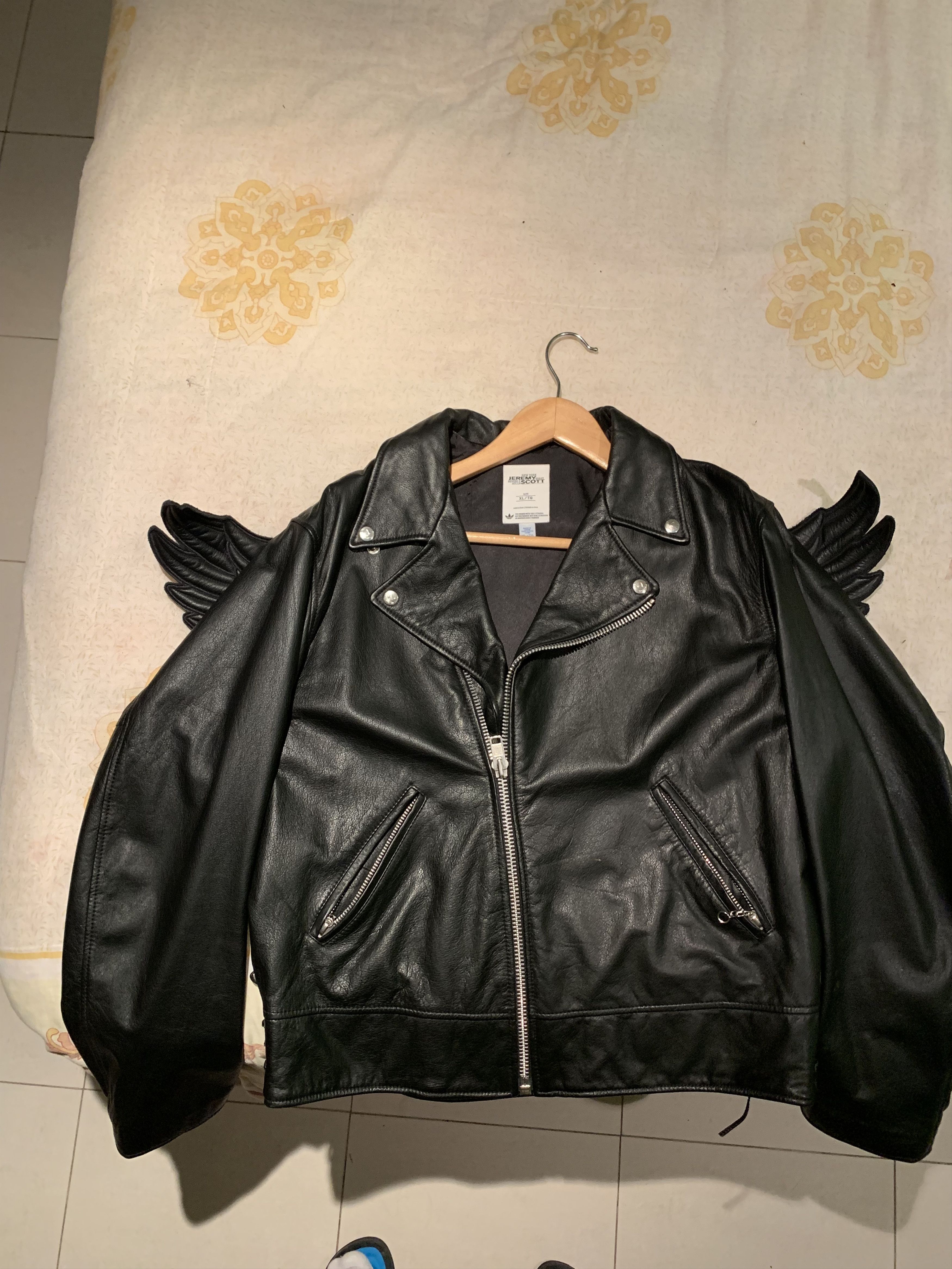 Jeremy scott leather jacket hot sale