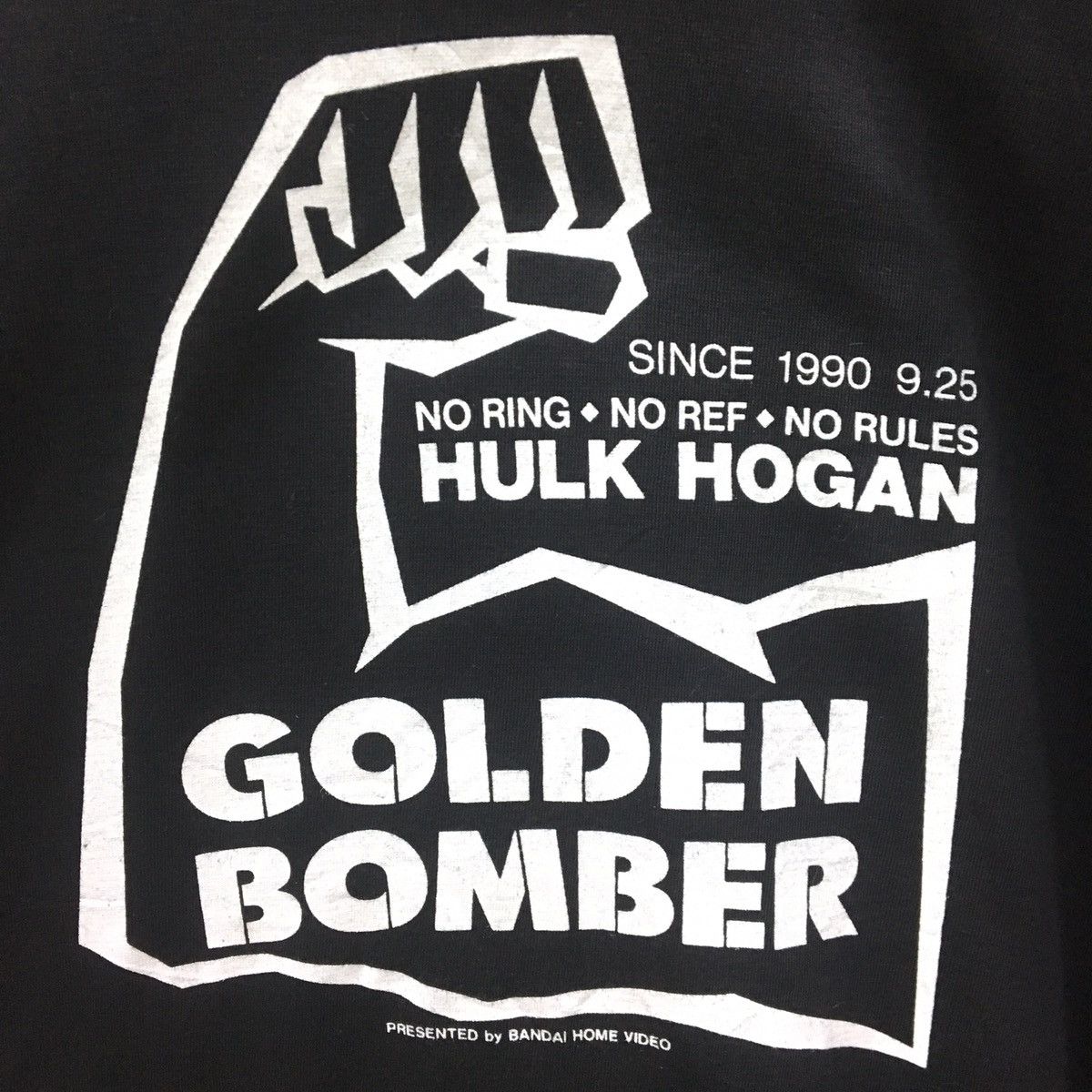 WWE Vintage 90’s Hulk Hogan Golden Bomber By Bandai Home Video Size US L / EU 52-54 / 3 - 4 Thumbnail