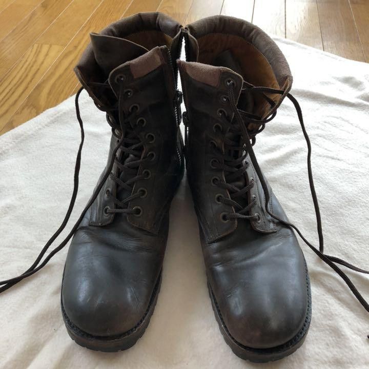 靴 FW2008 Number Nine Calfskin Combat Boots Number (N)ine × Takahiromiyashita The Soloist. Number nine OG FW08