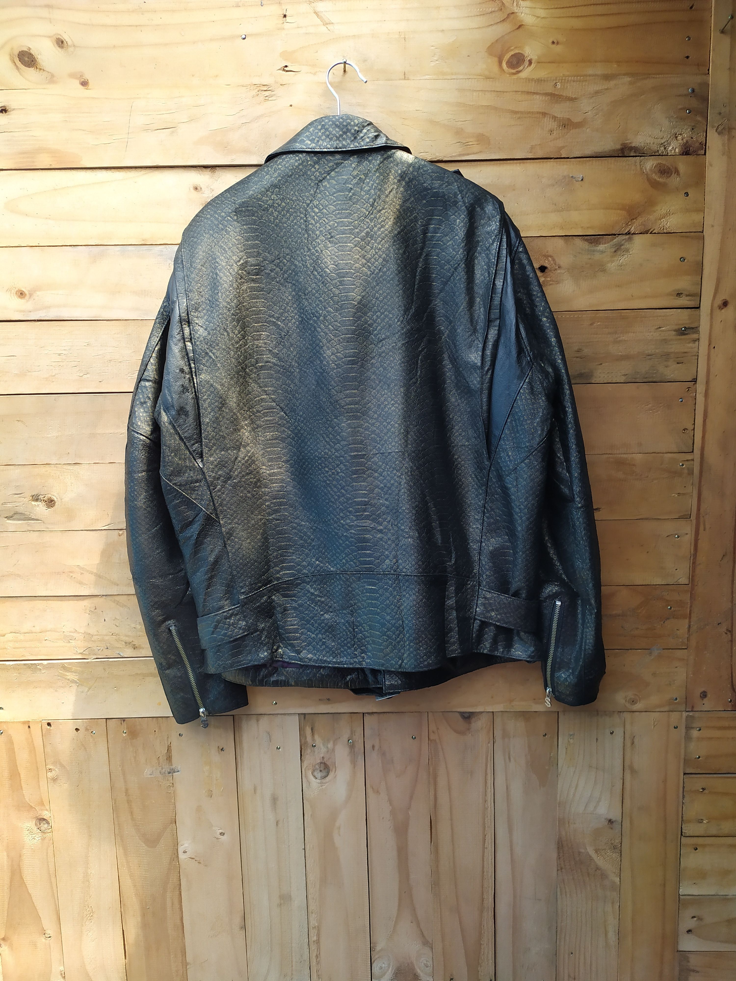 SWAGGER THINSULATE LEATHER RAMONES PERFECTO JACKET