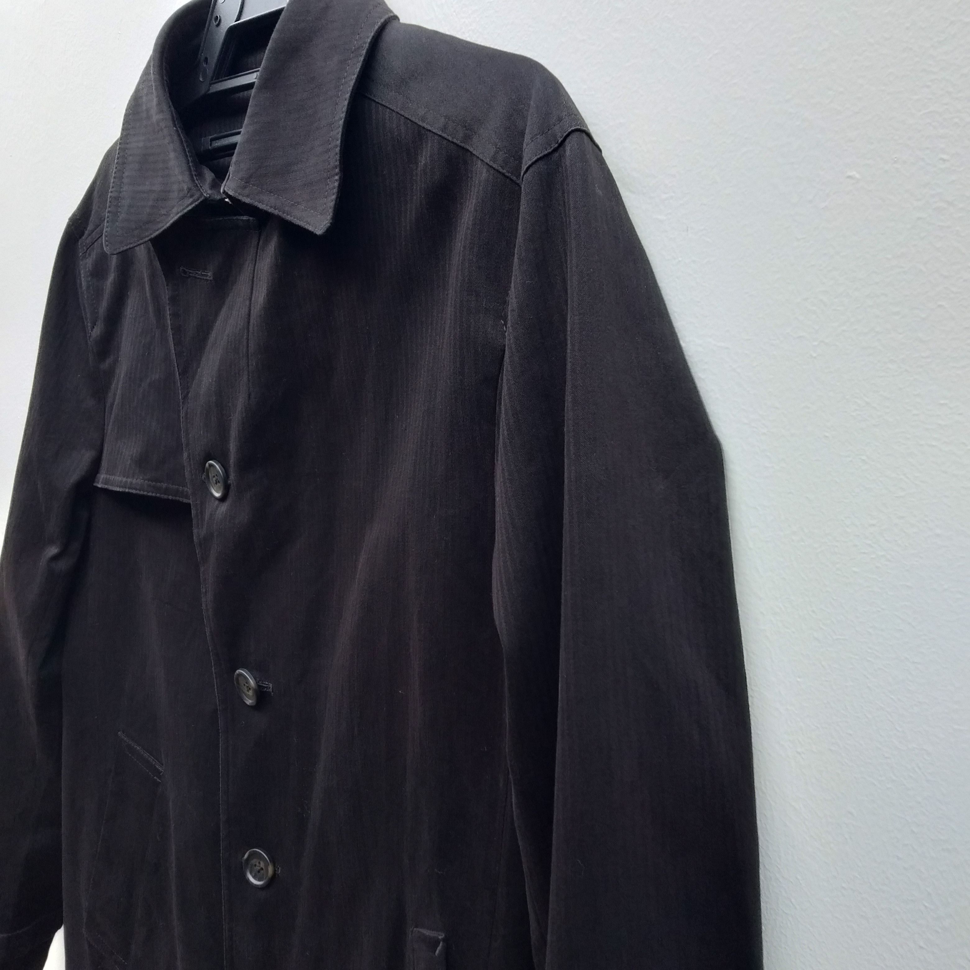 FINAL PRICE 💥 Men's Bigi Pinstripes Trench Coat/Parka